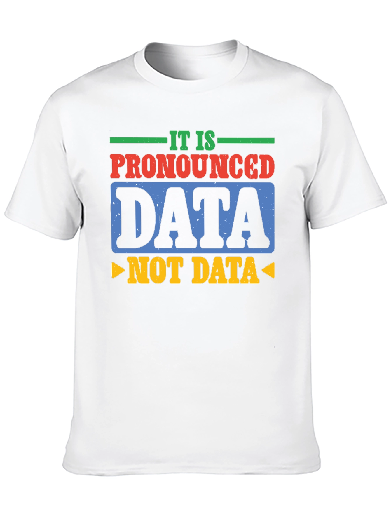 Black Pronounced Data T-Shirt: Funny Tech Humor view 10