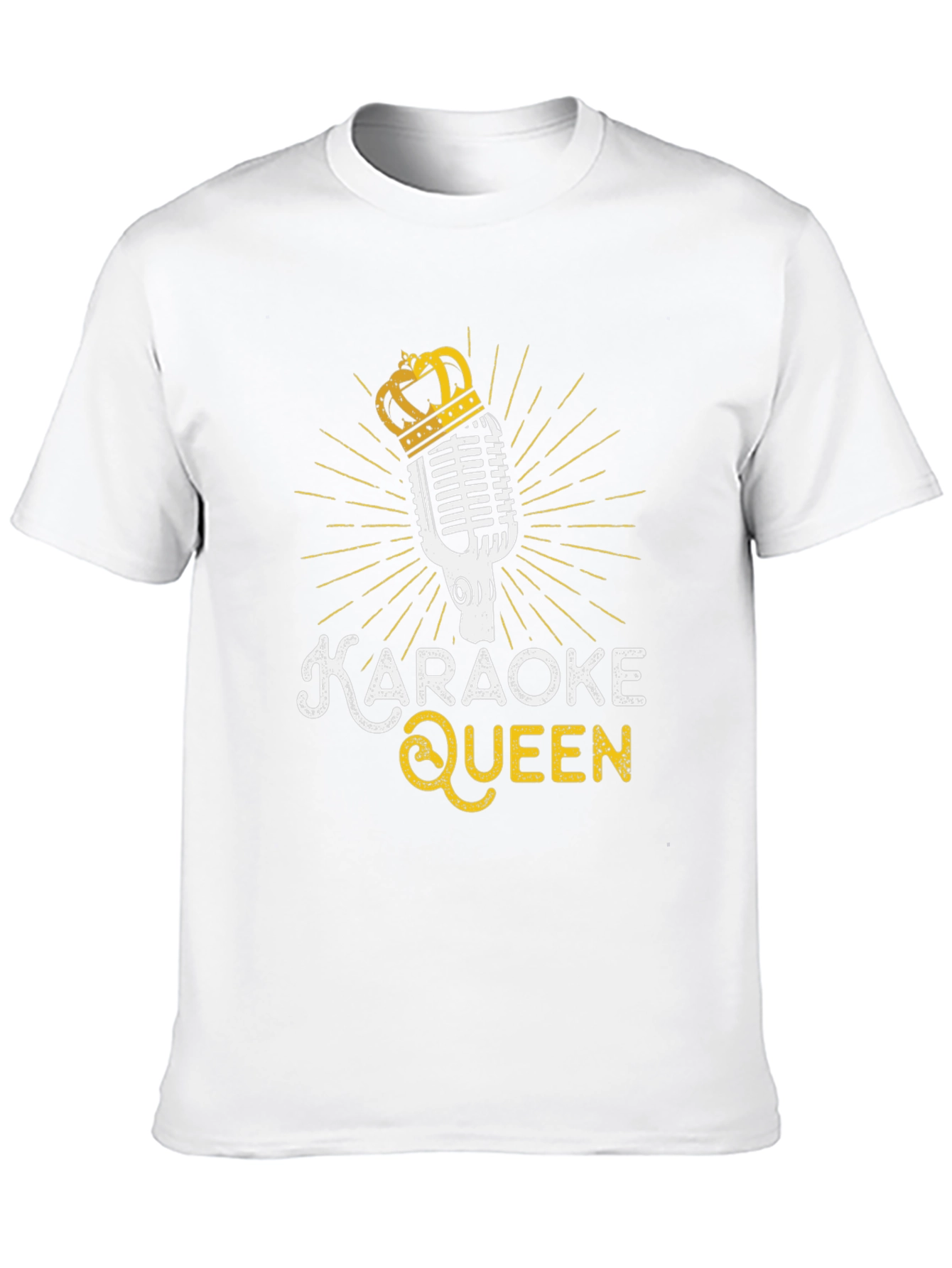Black Karaoke Queen Black T-Shirt view 10