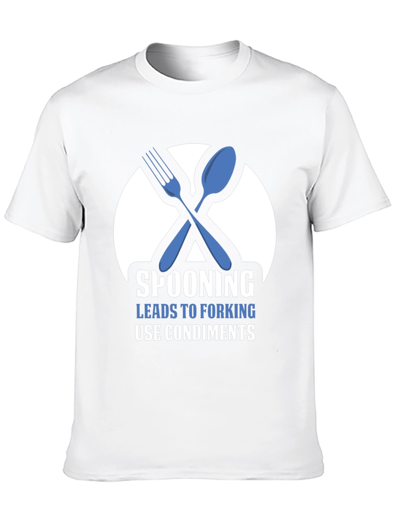 Black Spooning Leads to Forking T-Shirt view 10