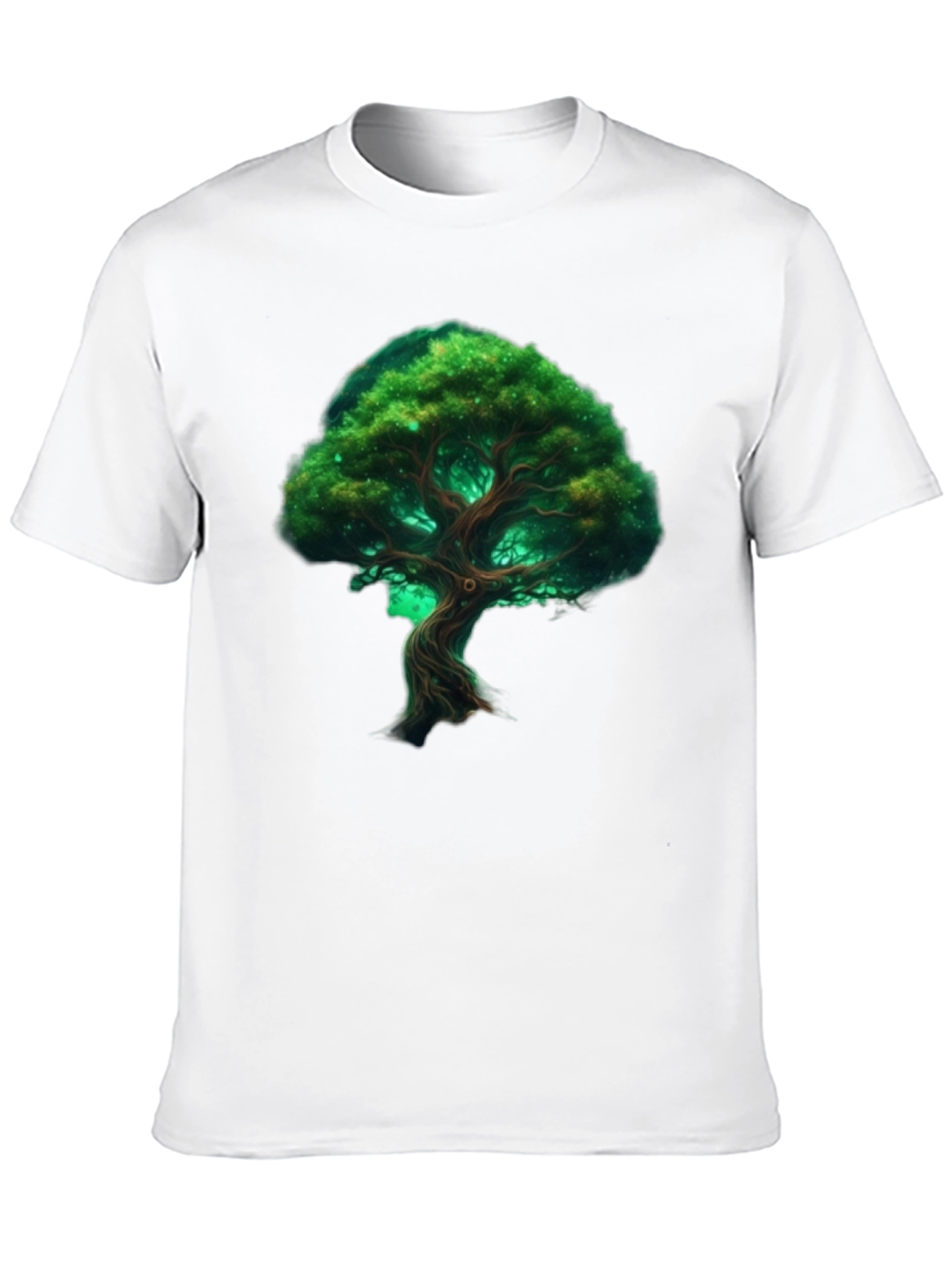 Black Mystic Tree Graphic Tee view 10