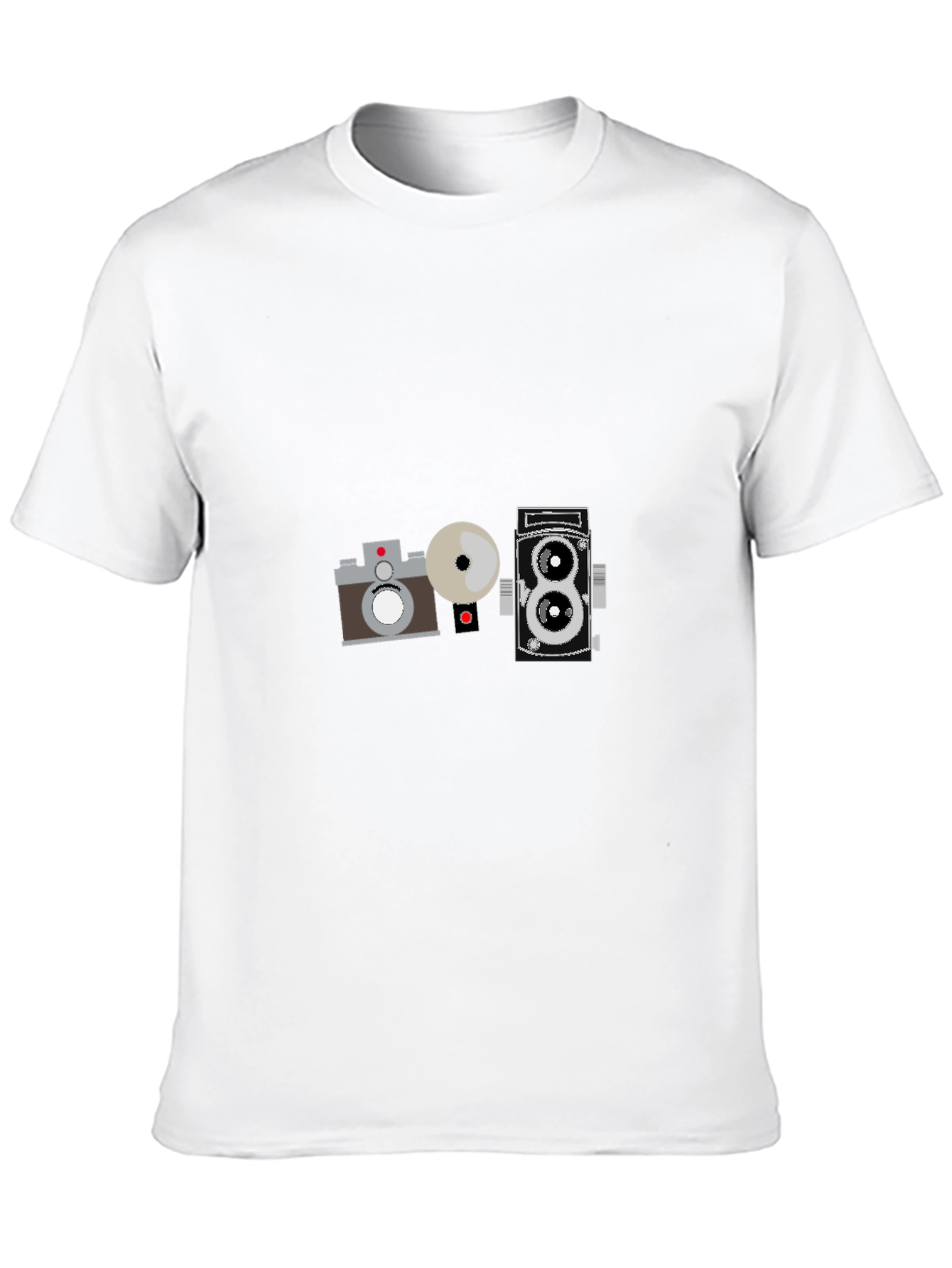 Black Vintage Camera Graphic Tee - Classic Style view 10