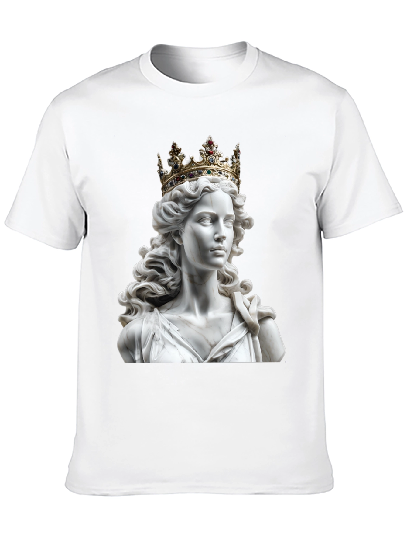 Black Statue Queen Graphic Tee - Regal Style view 10