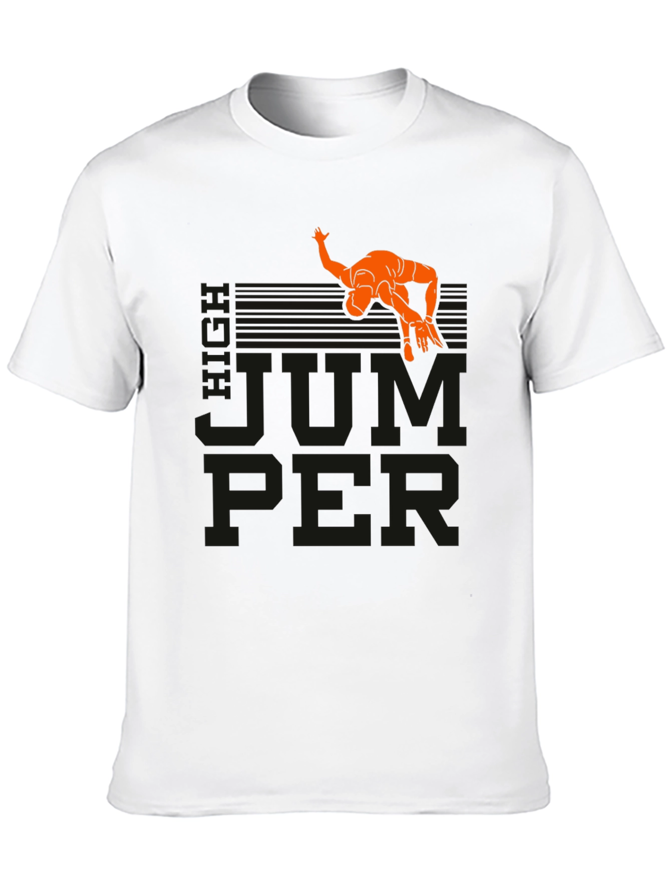 Black Jumper Graphic Tee - Black Casual T-Shirt view 10