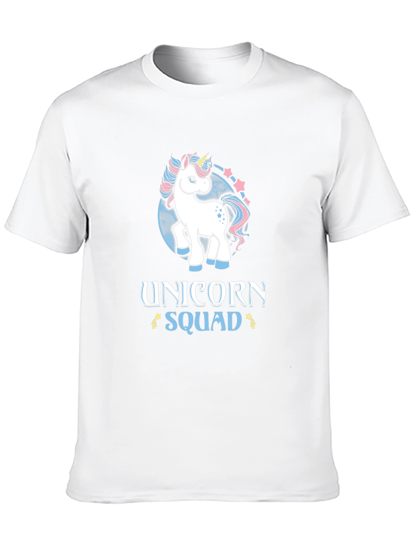 Black Unicorn Squad T-Shirt - Black Crew Neck Tee view 10