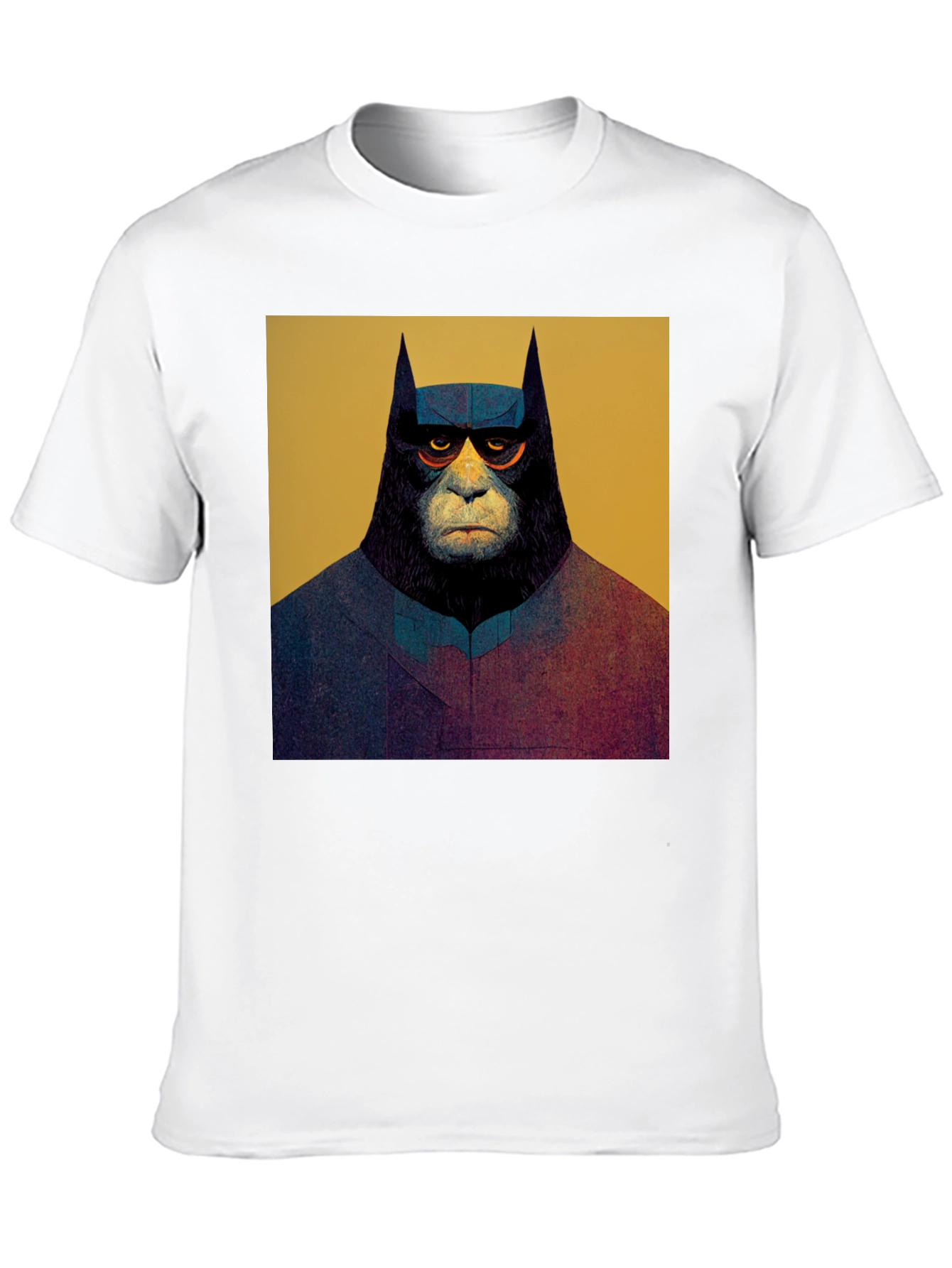 Black Batman Ape Graphic Tee - Black view 10