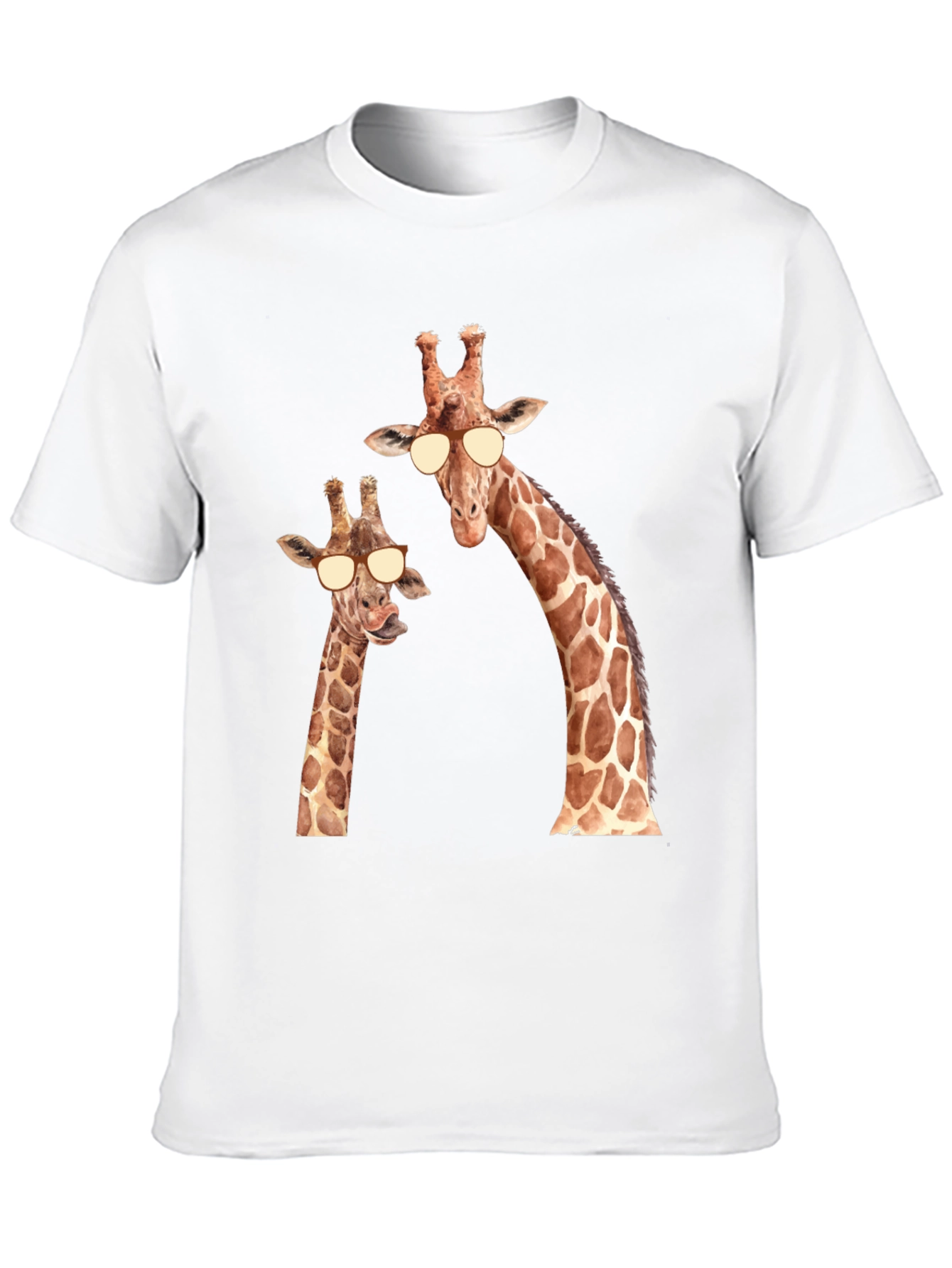 Black Giraffe Sunglasses T-Shirt - Funny Animal Tee view 10