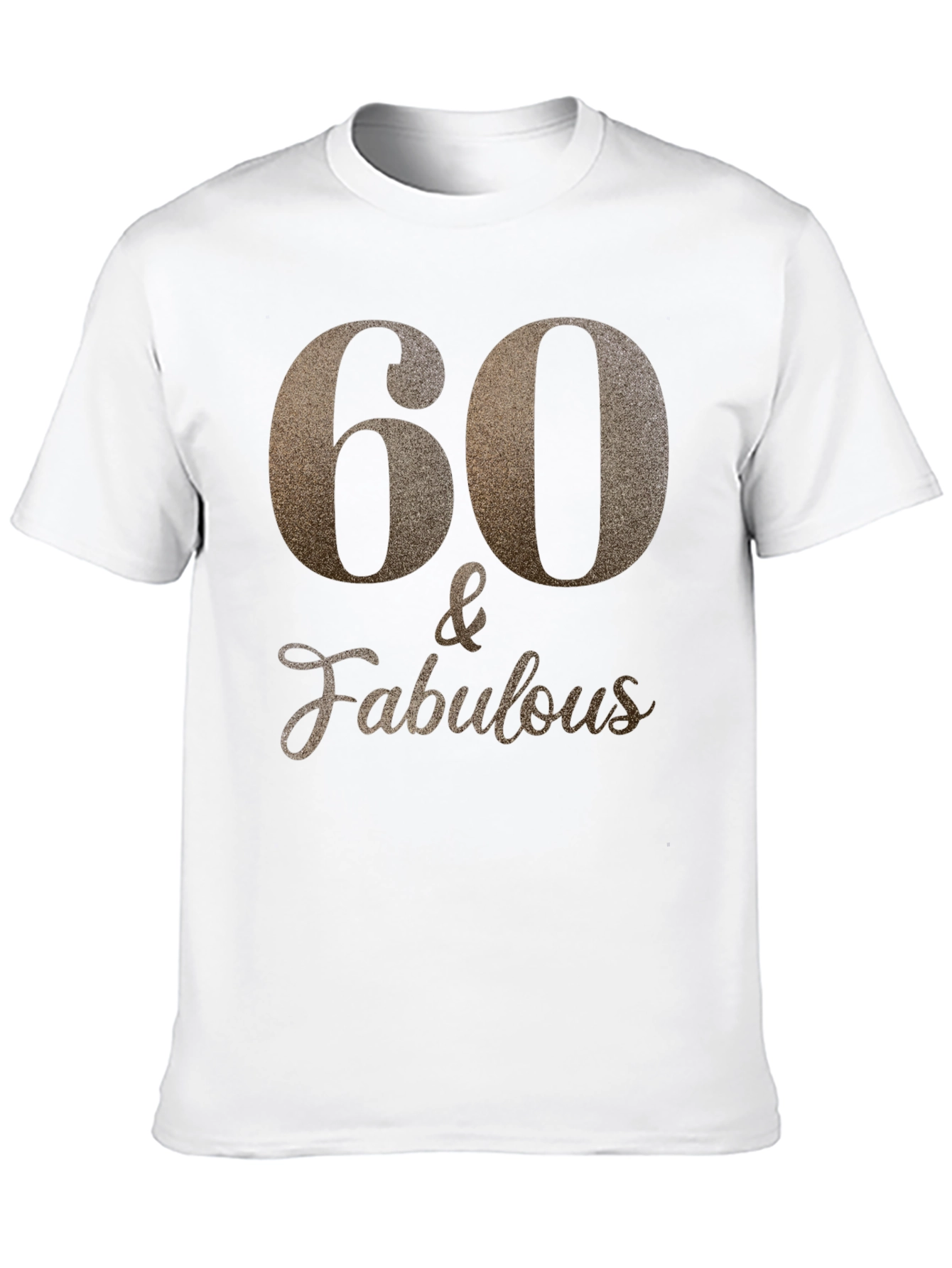 Black 60 & Fabulous Black T-Shirt view 10