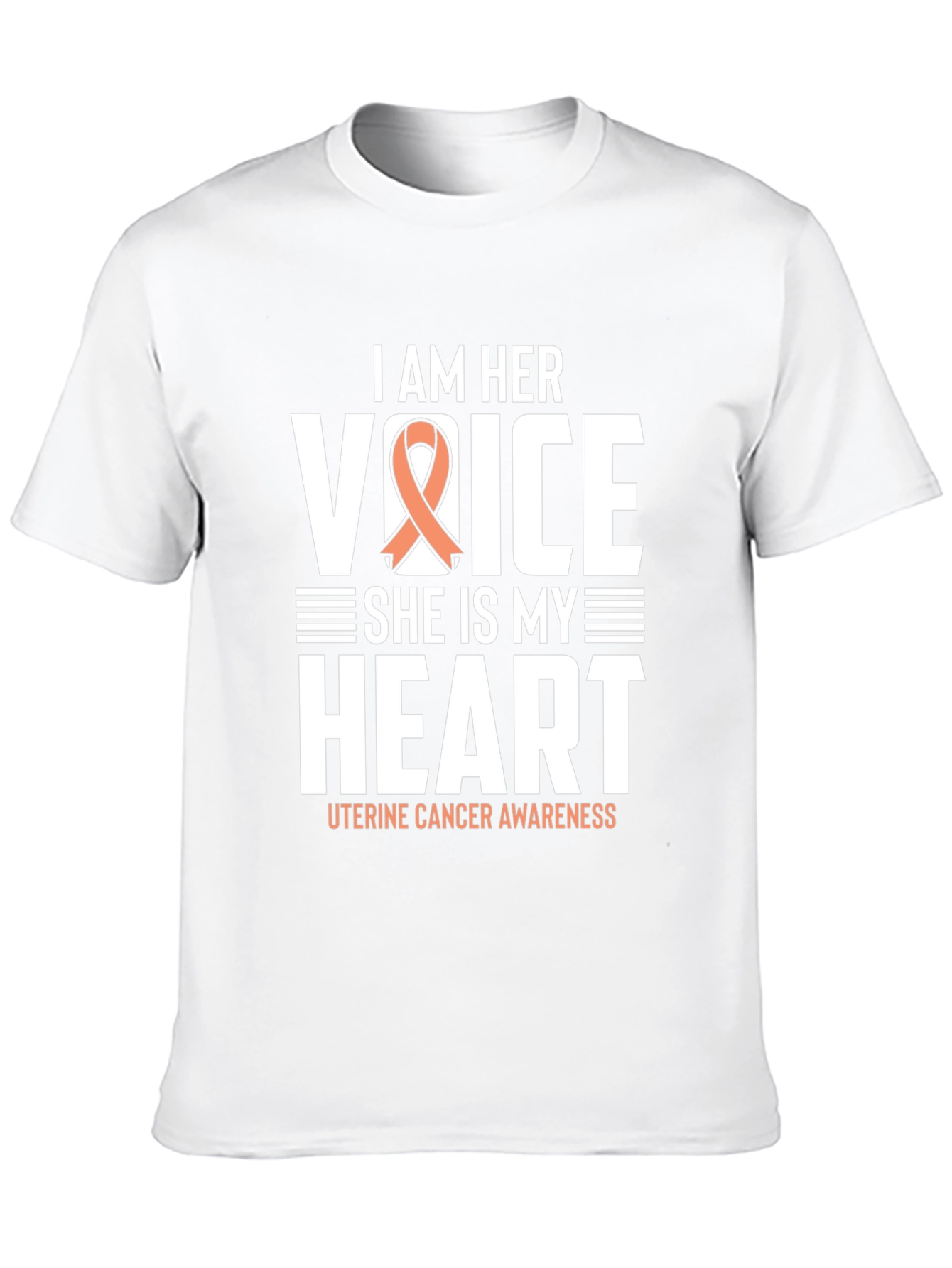 Black Uterine Cancer Awareness Graphic Tee view 10
