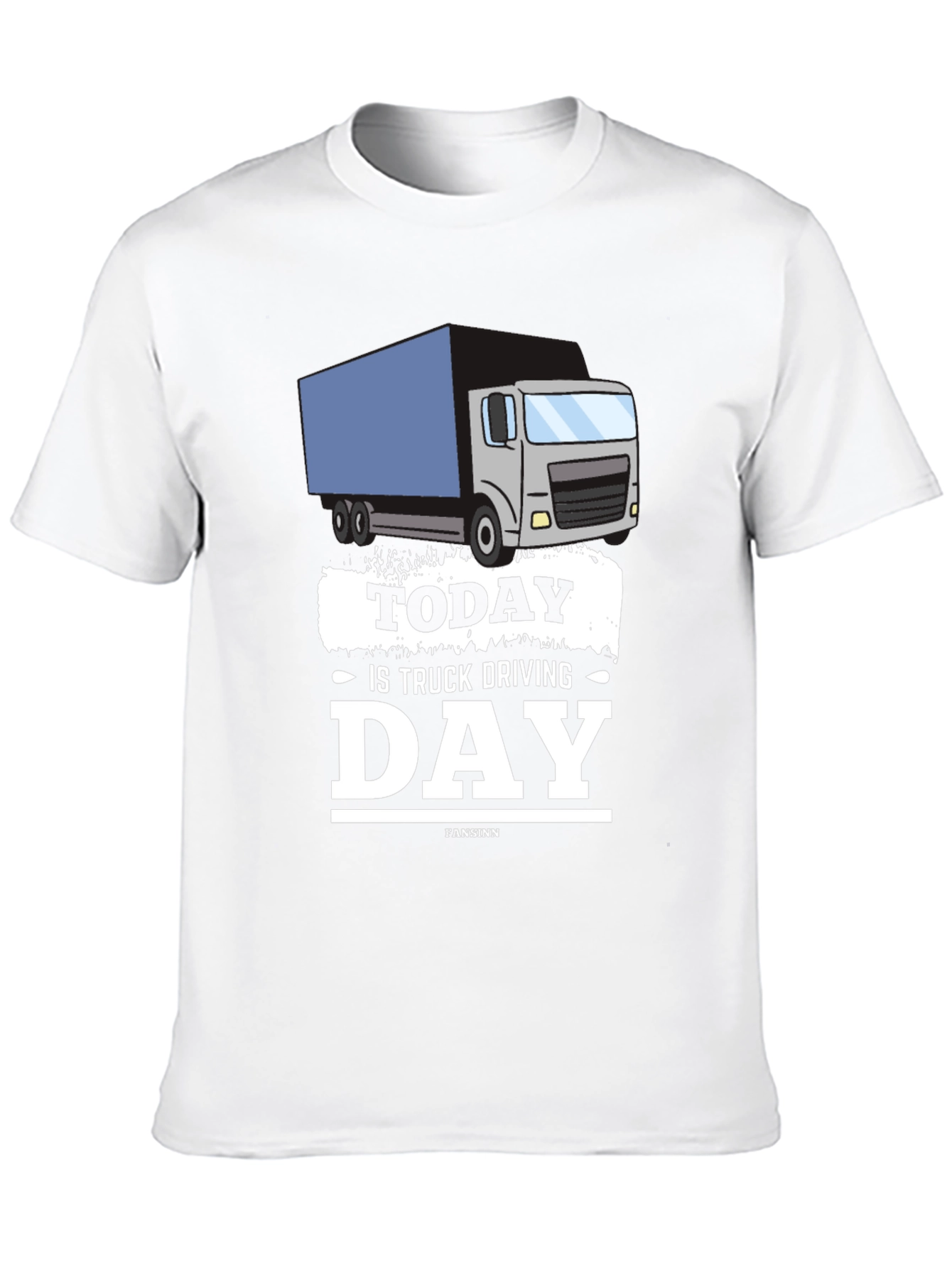 Black Today Is Truck Driving Day T-Shirt view 10