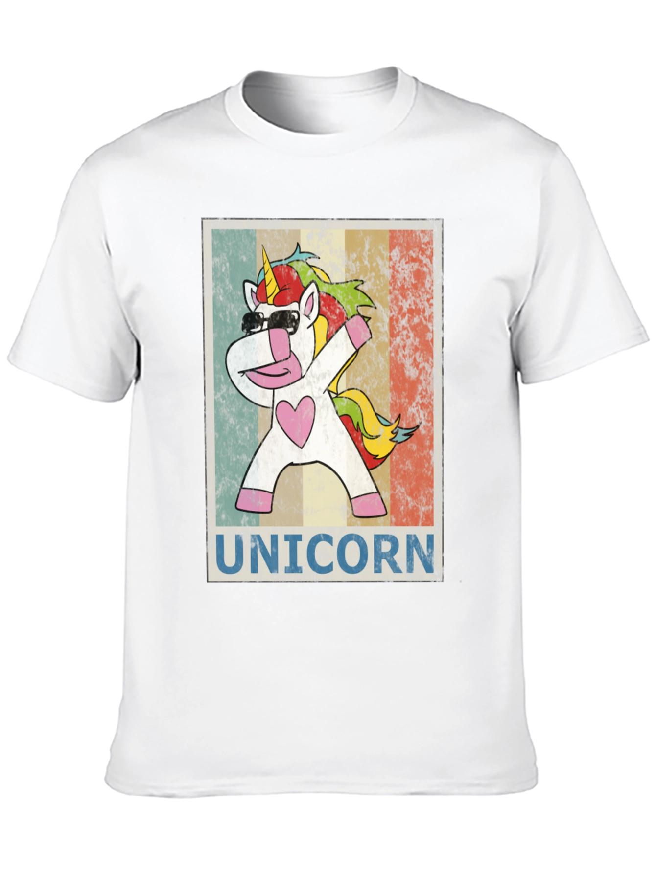 Black Dabbing Unicorn T-Shirt - Fun Graphic Tee view 10