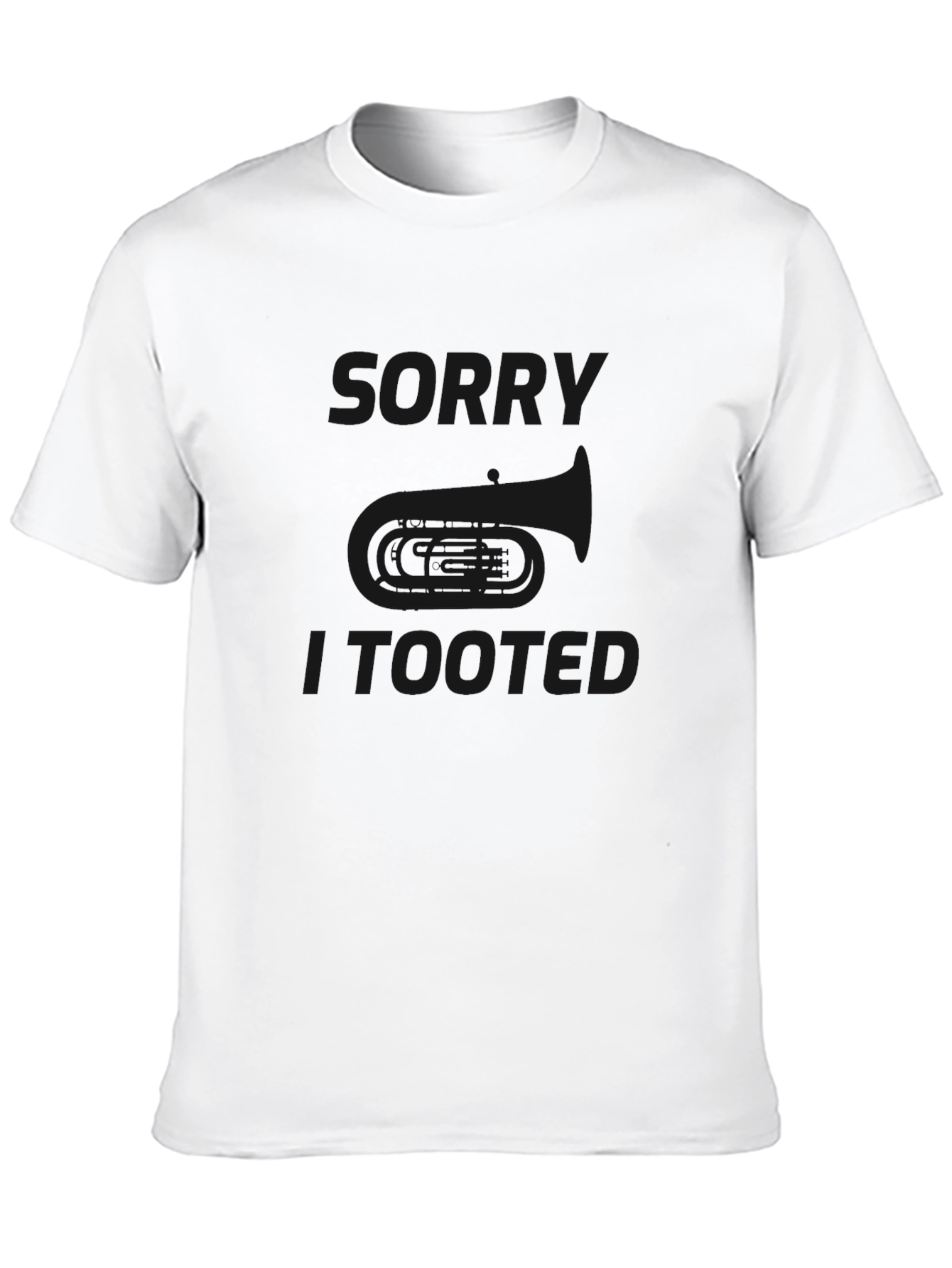 Black Sorry I Tooted Graphic T-Shirt view 10