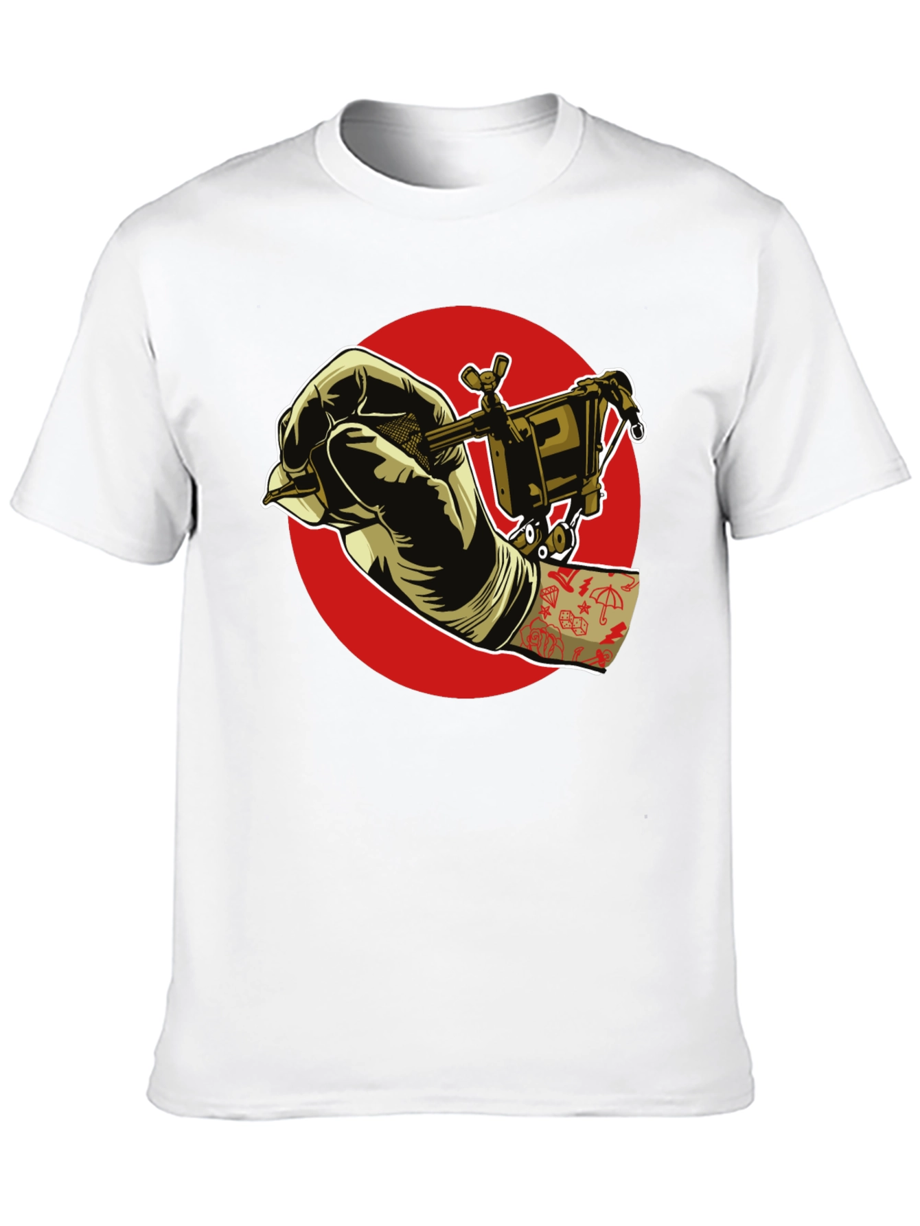 Black Tattoo Artist T-Shirt - Black Graphic Tee view 10