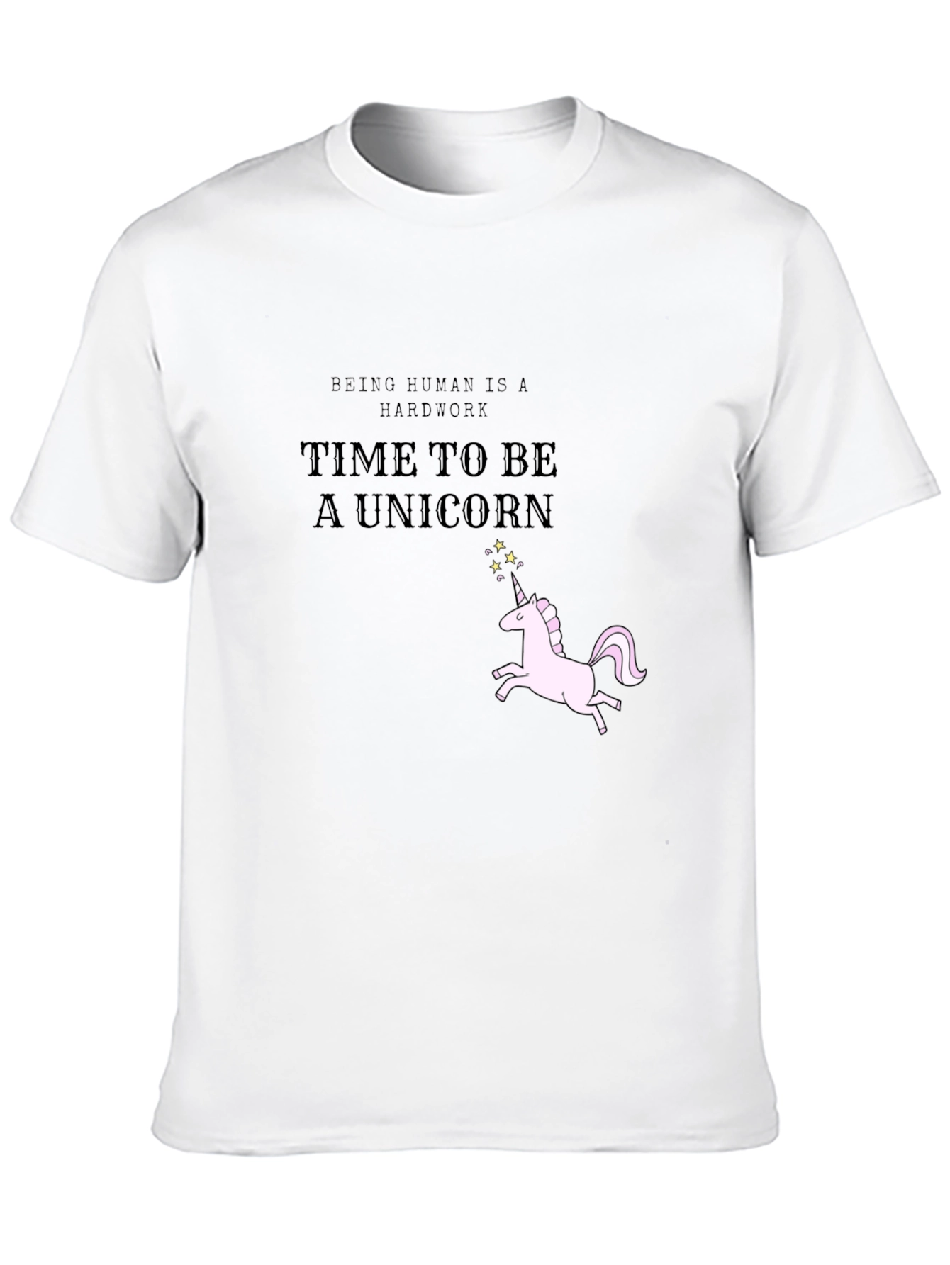 Black Unicorn Graphic Tee - Time to Be a Unicorn view 10
