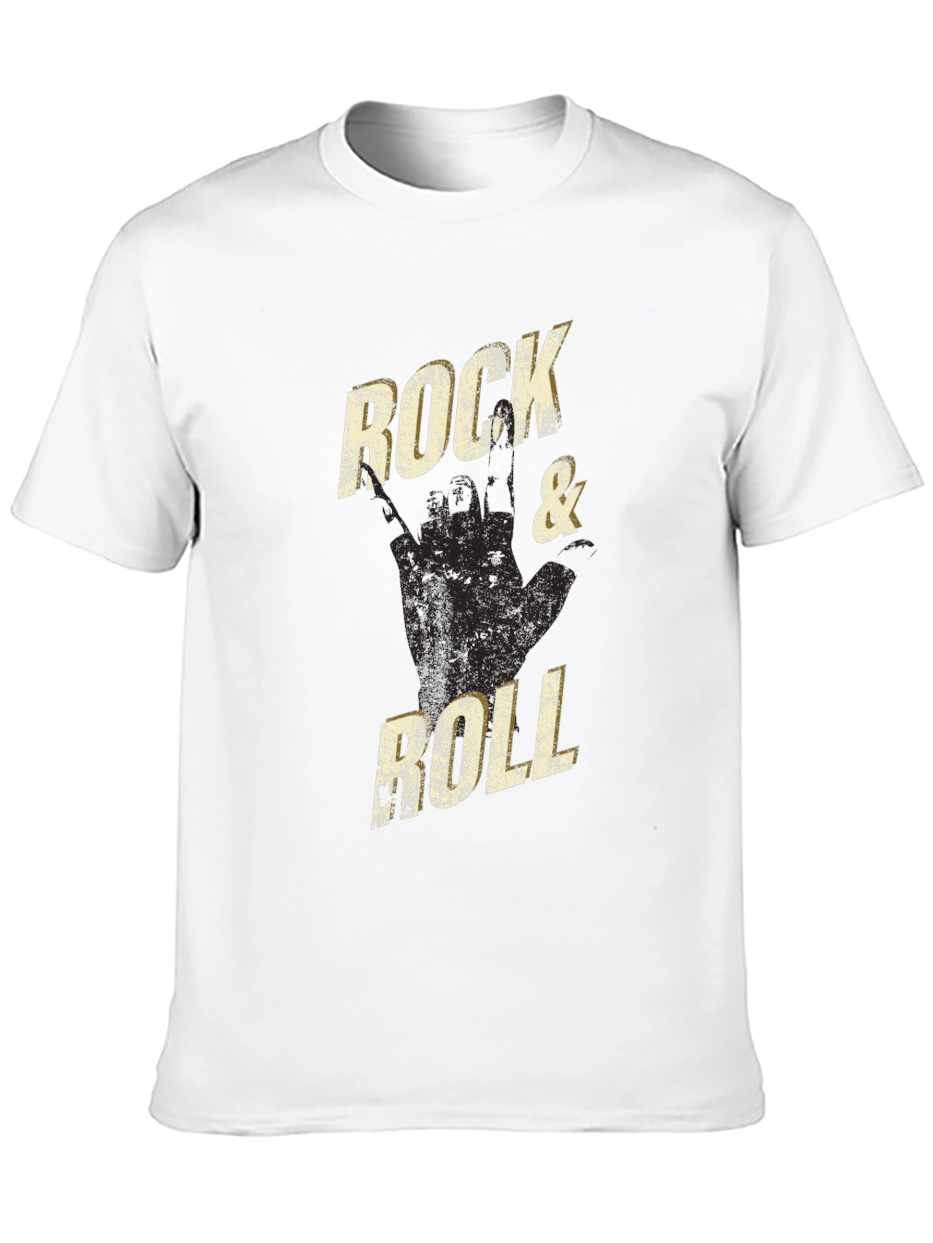 Black Rock & Roll Graphic Tee - Black view 10
