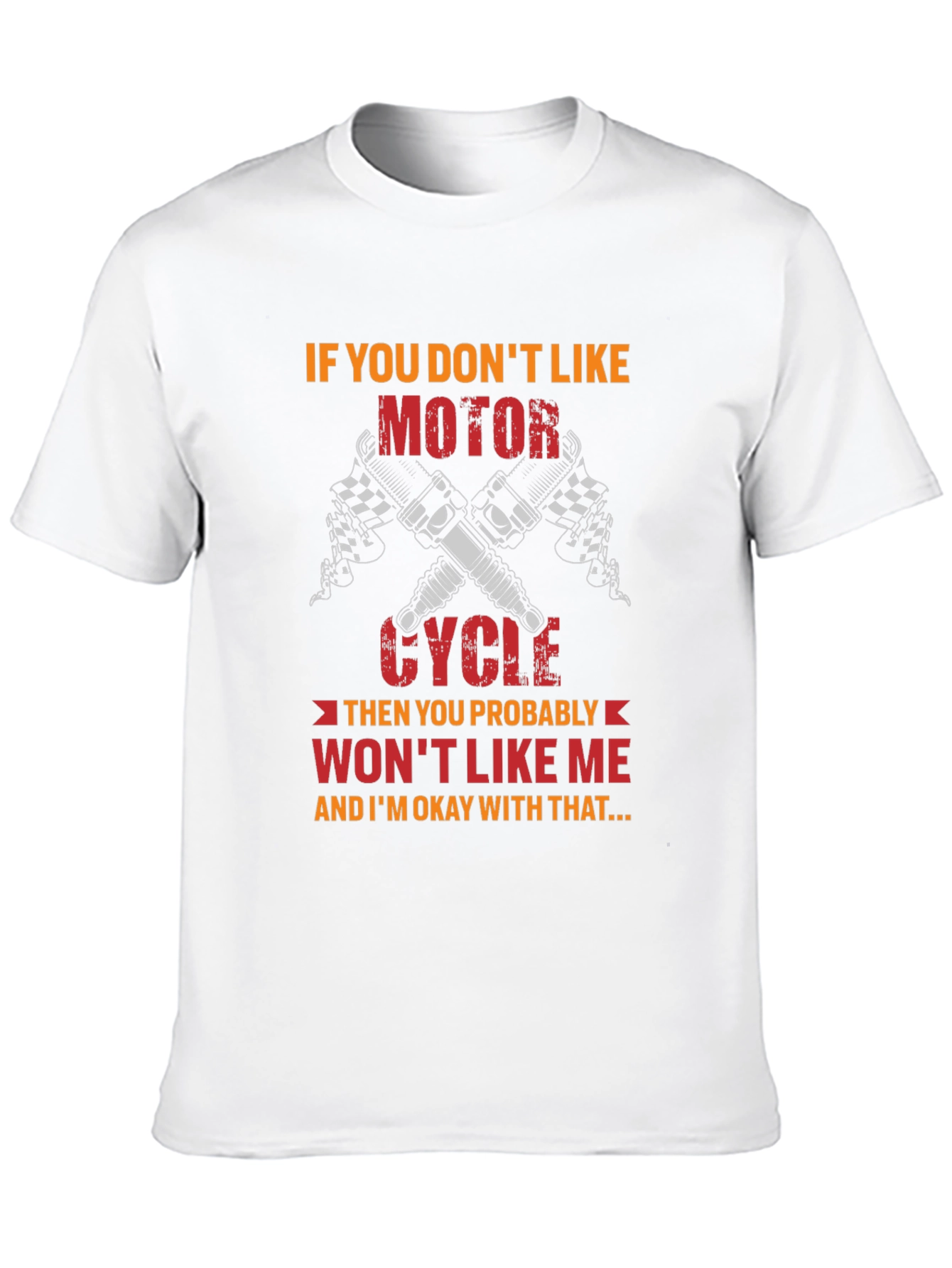 Black Motorcycle Lover Graphic T-Shirt view 10