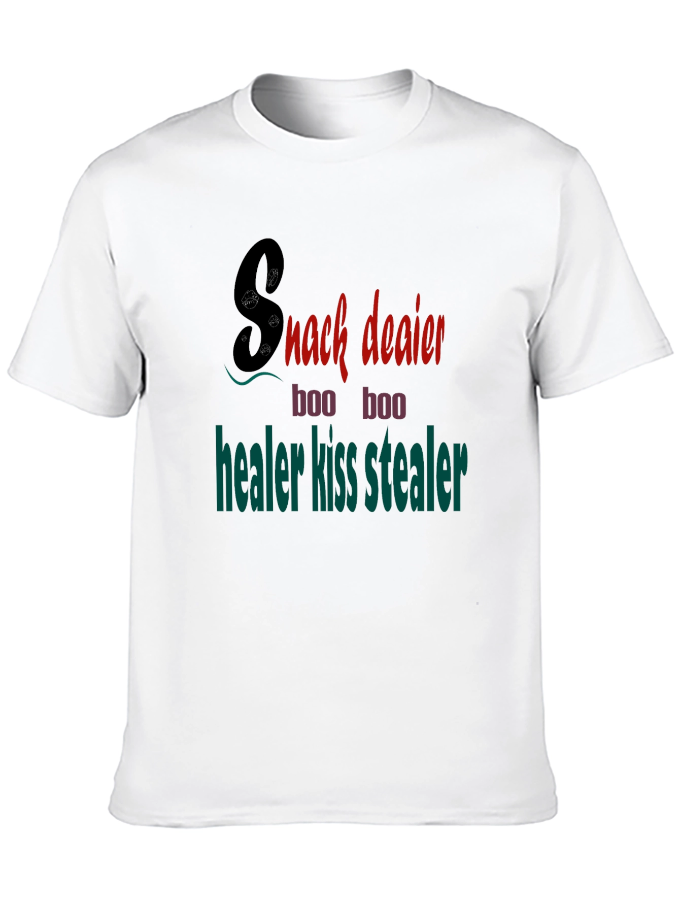Black Snack Dealer Funny Graphic T-Shirt view 10