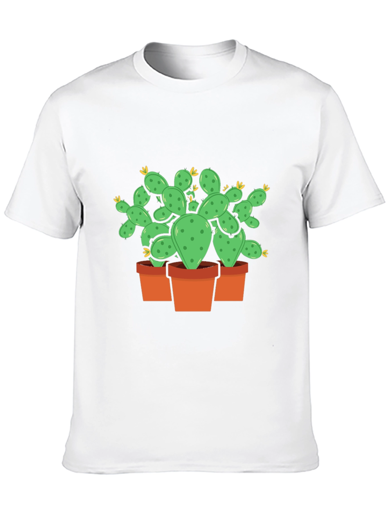 Black Cactus Plant Graphic T-Shirt - Trendy Desert Style view 10