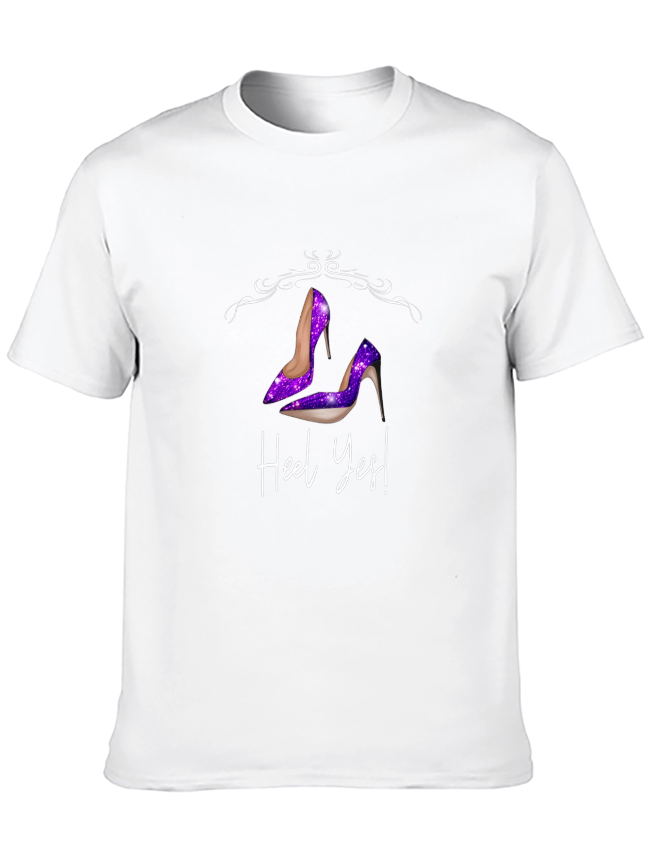 Heel Yes! Galaxy Heels Graphic T-Shirt - 10