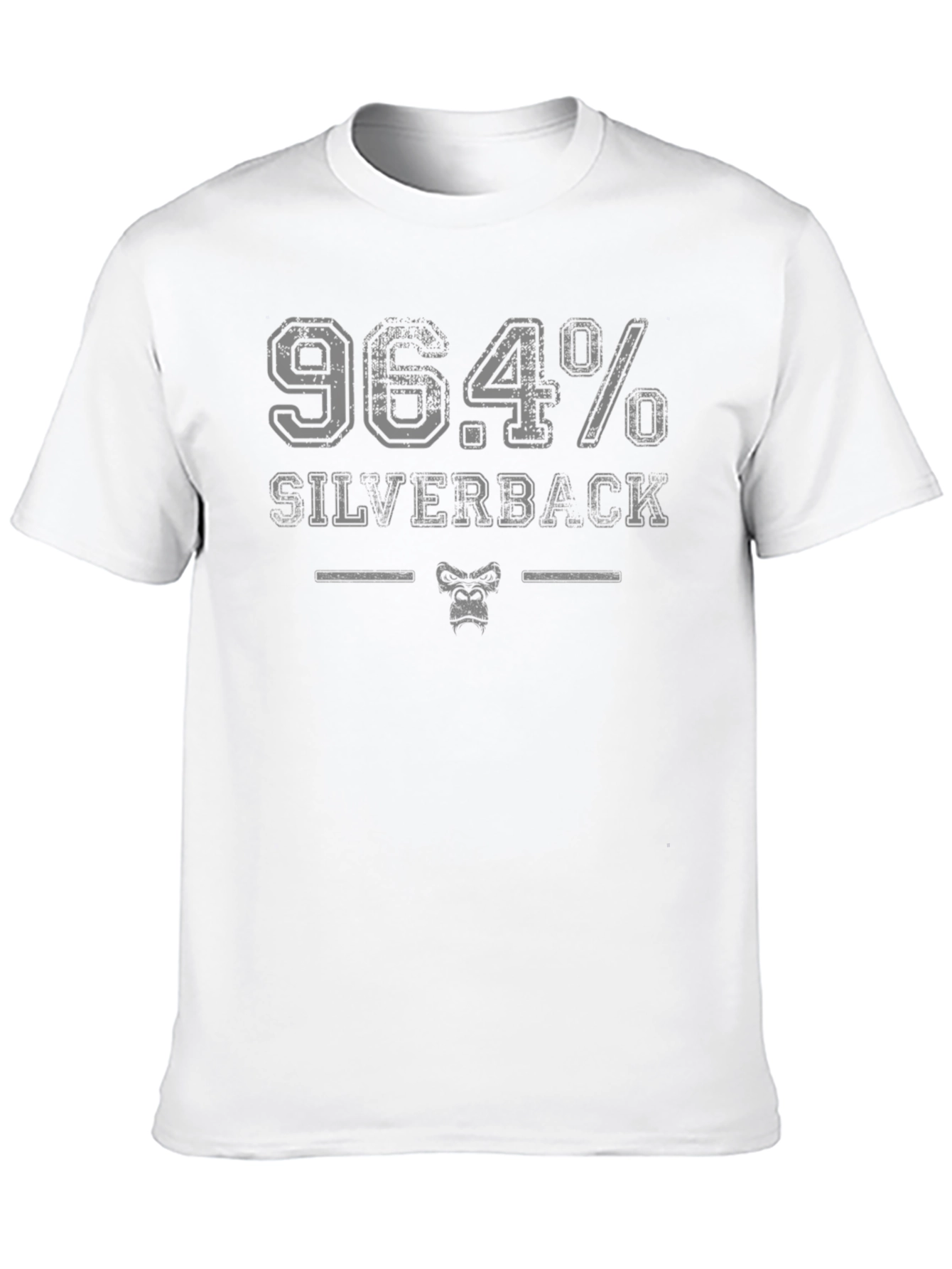 Black 96.4% Silverback Gorilla Graphic Tee view 10
