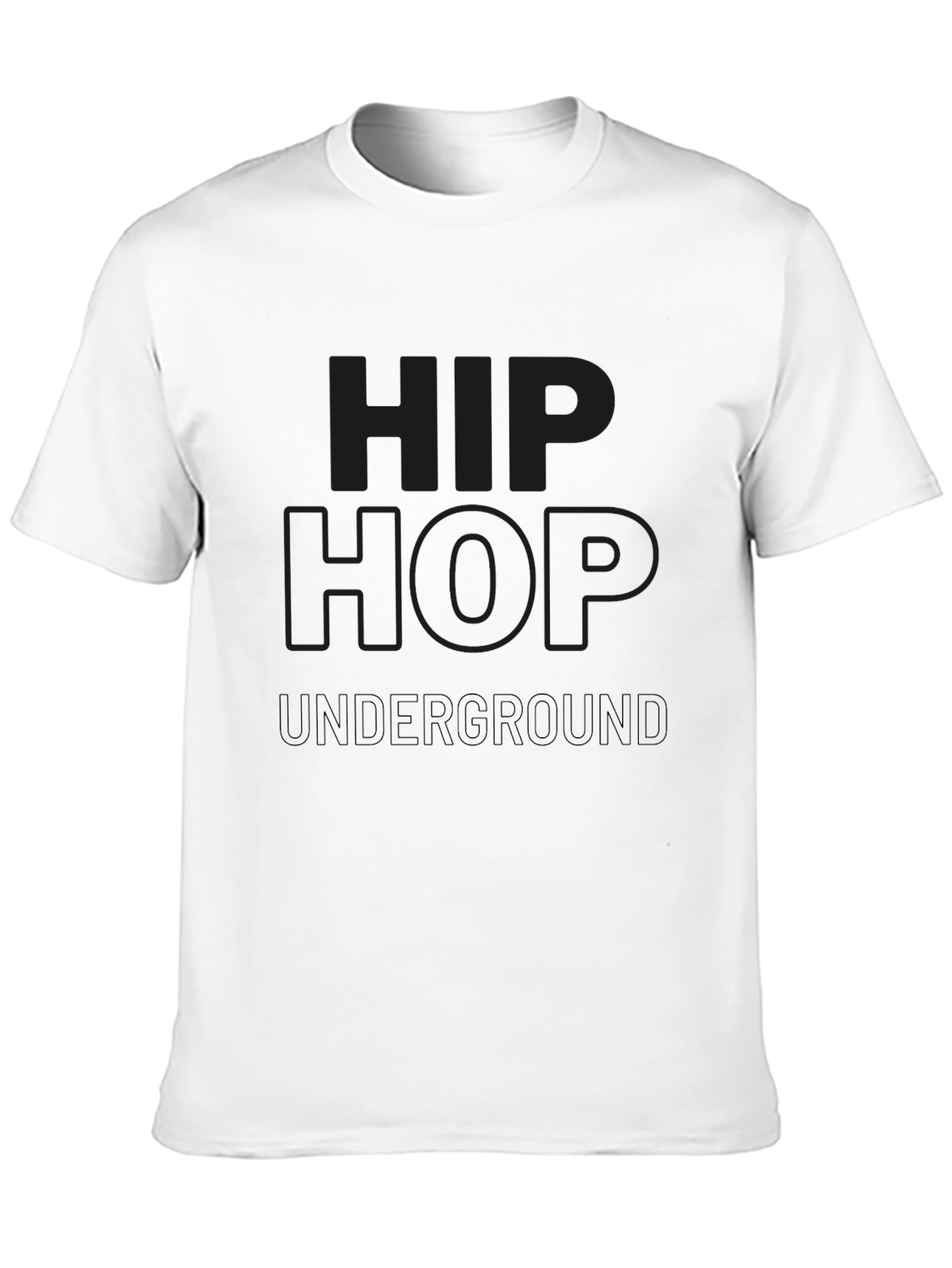 Black Hip Hop Underground Graphic Tee view 10