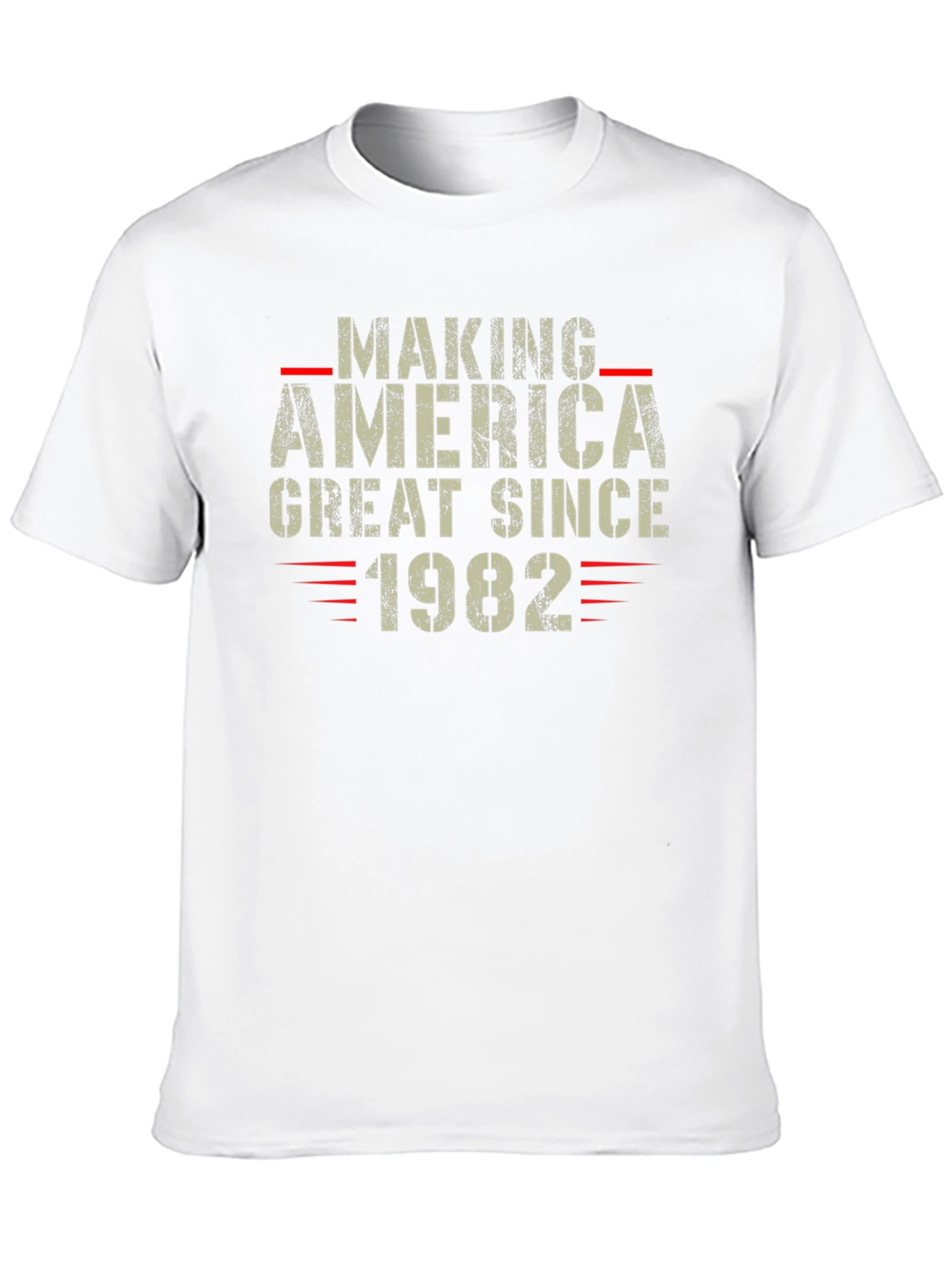 Black Making America Great Since 1982 Black T-Shirt view 10