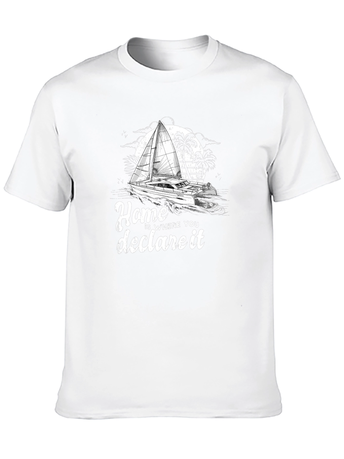 Black Home is Where You Declare It T-Shirt view 10