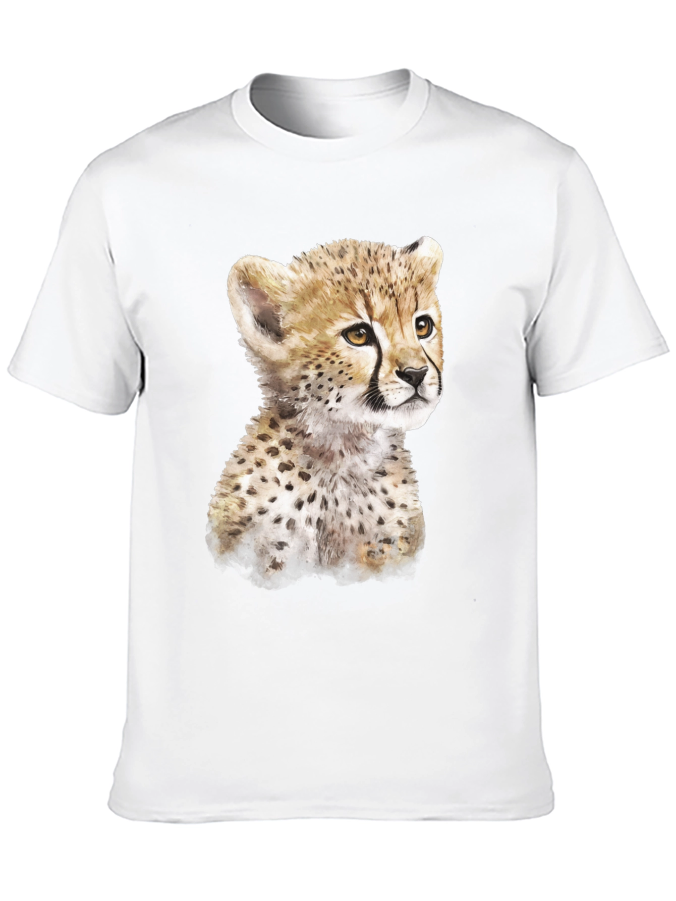 Black Cheetah Cub T-Shirt - Black view 10