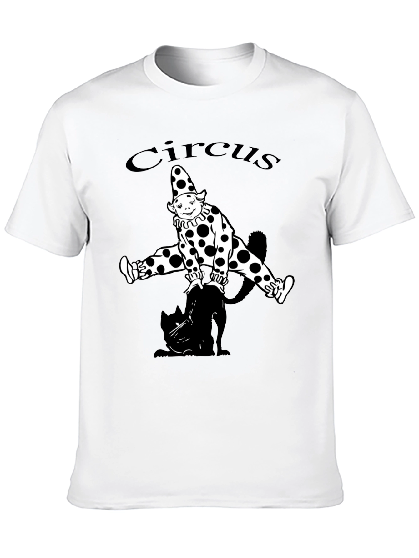 Black Circus Clown Black T-Shirt view 10