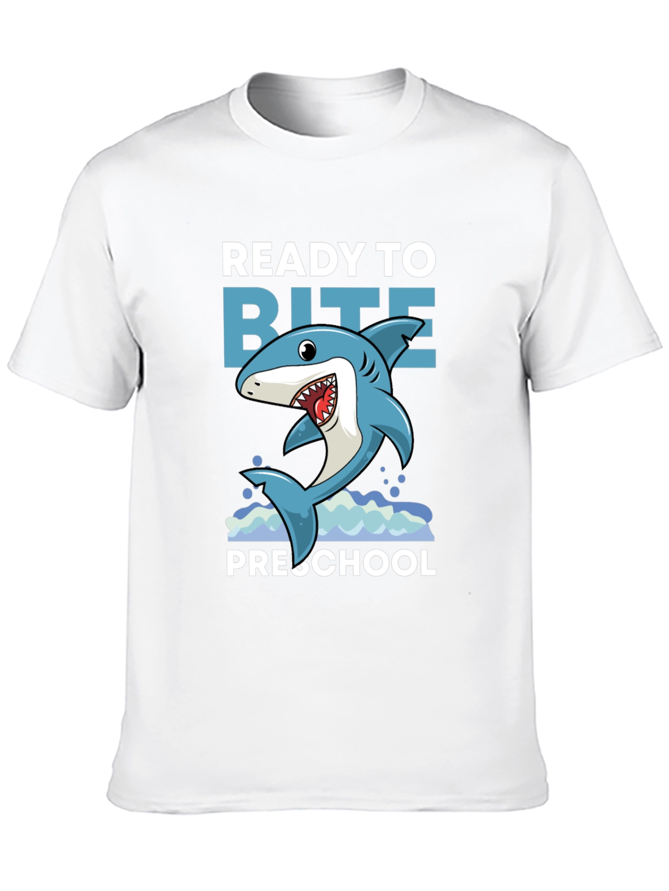 Black Ready to Bite Preschool Shark Tee view 10