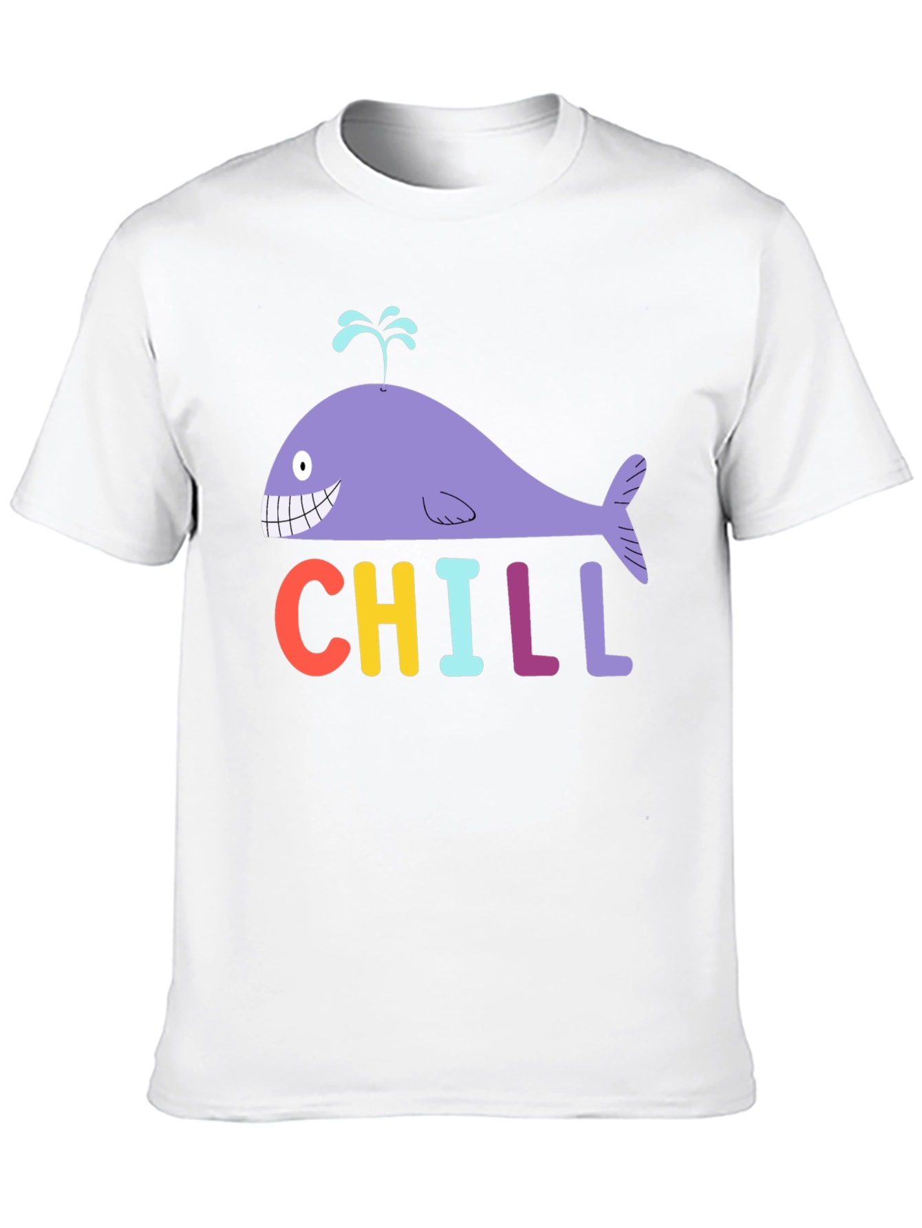 Black Chill Whale Graphic Tee - Unisex view 10
