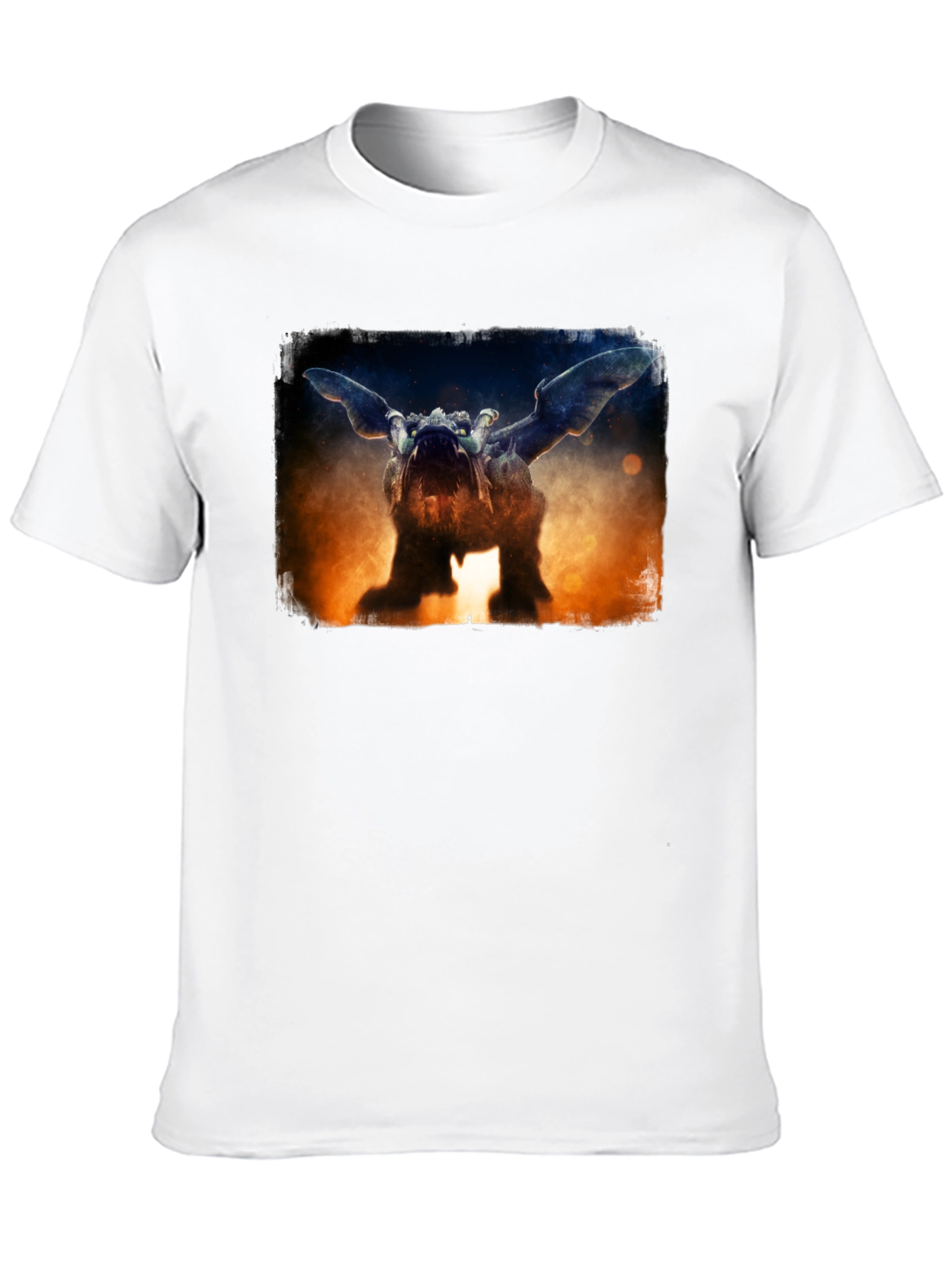 Black Gargoyle Graphic Black T-Shirt view 10