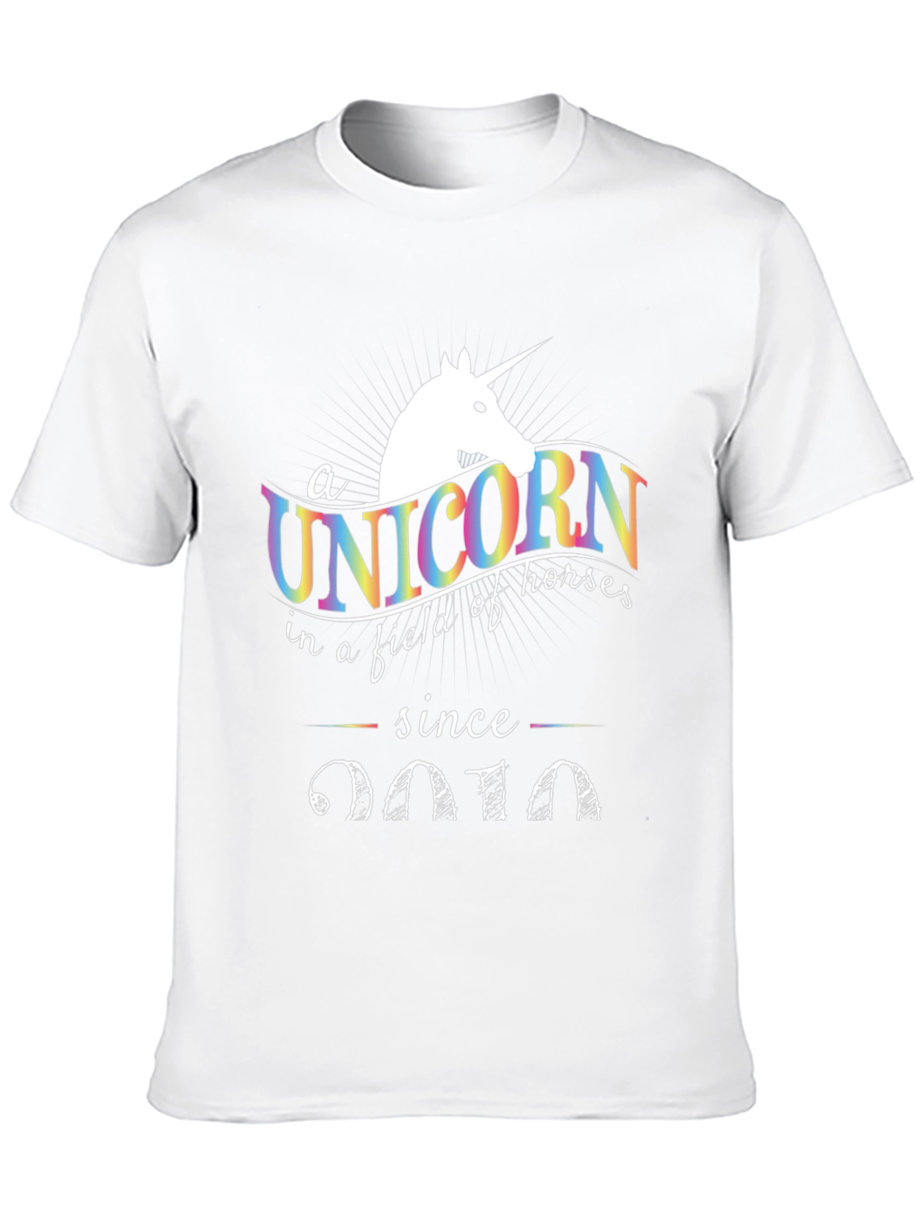 Black Unicorn Since 2010 T-Shirt view 10