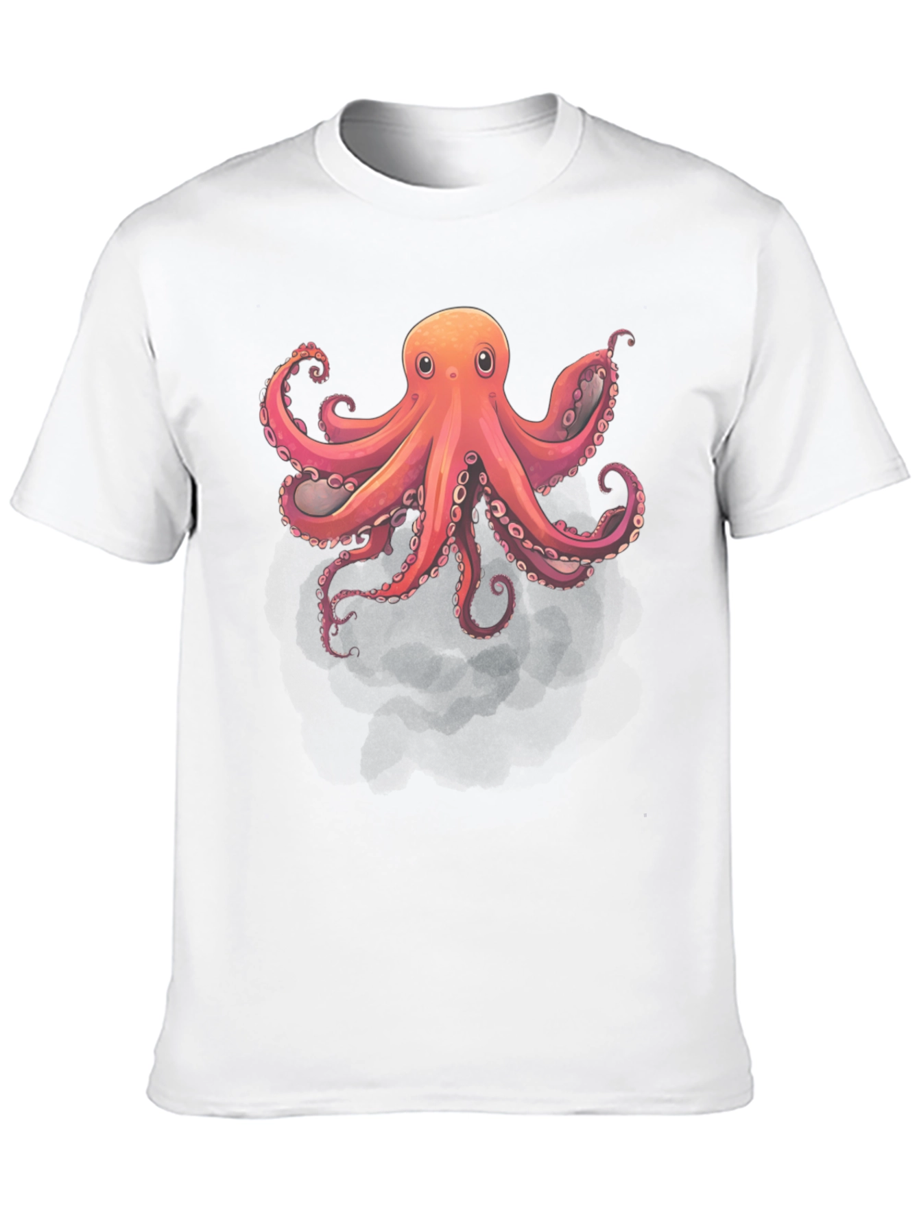 Black Octopus Graphic Tee - Black Cotton Blend view 10