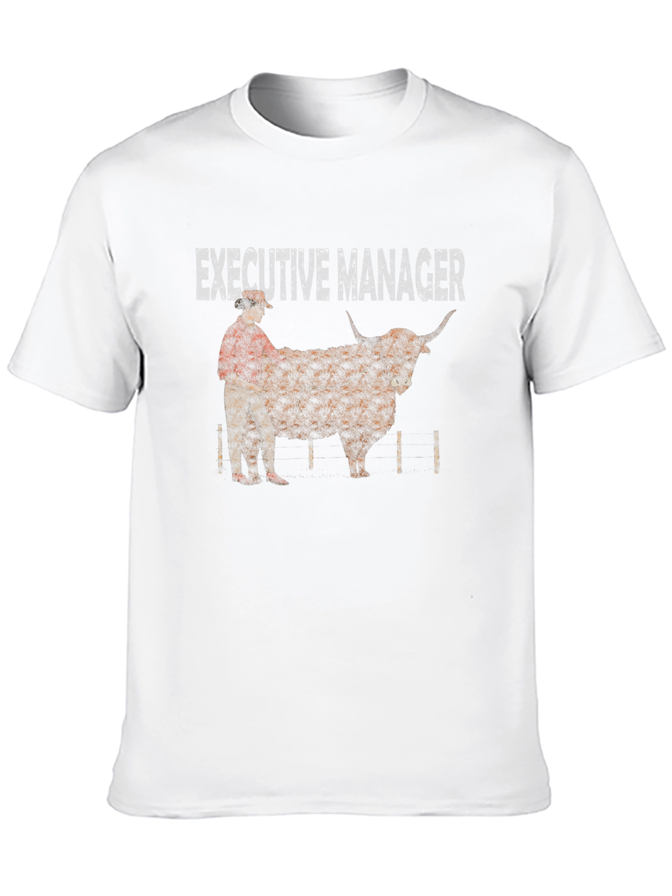 Black Executive Manager Bull T-Shirt view 10
