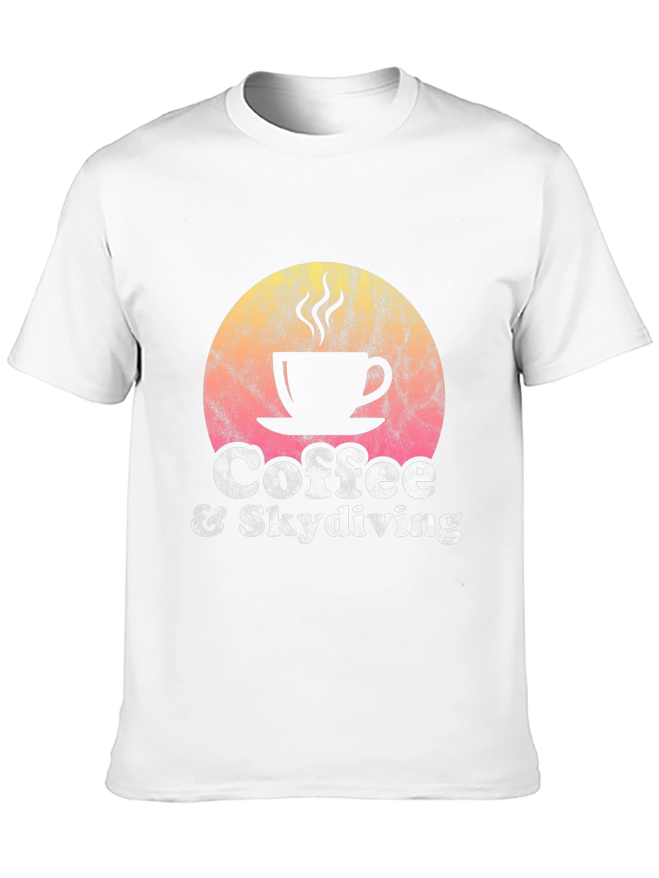 Black Coffee & Skydiving Graphic T-Shirt view 10