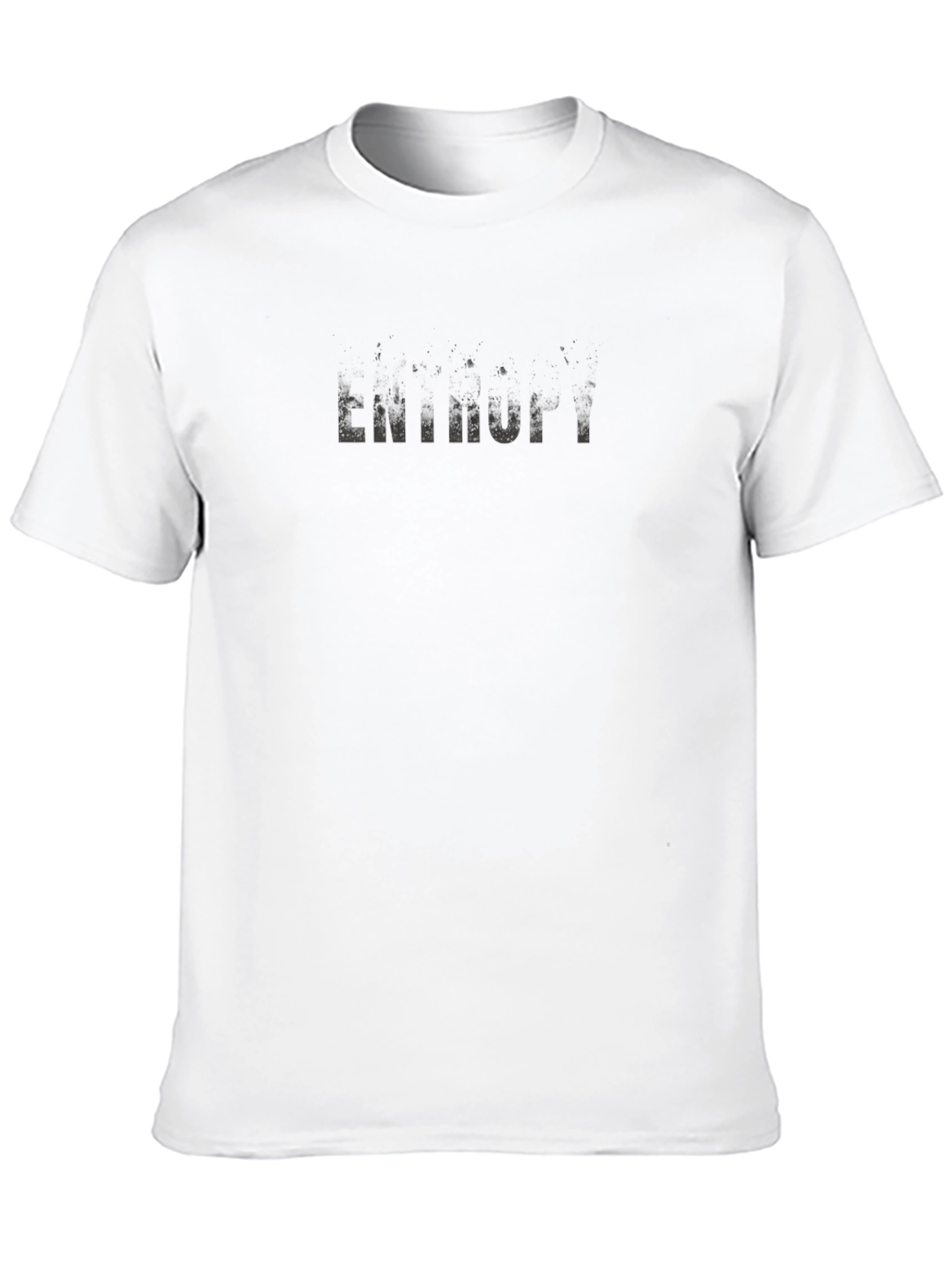 Black Entropy Black Graphic Tee - Modern Comfort Fit view 10