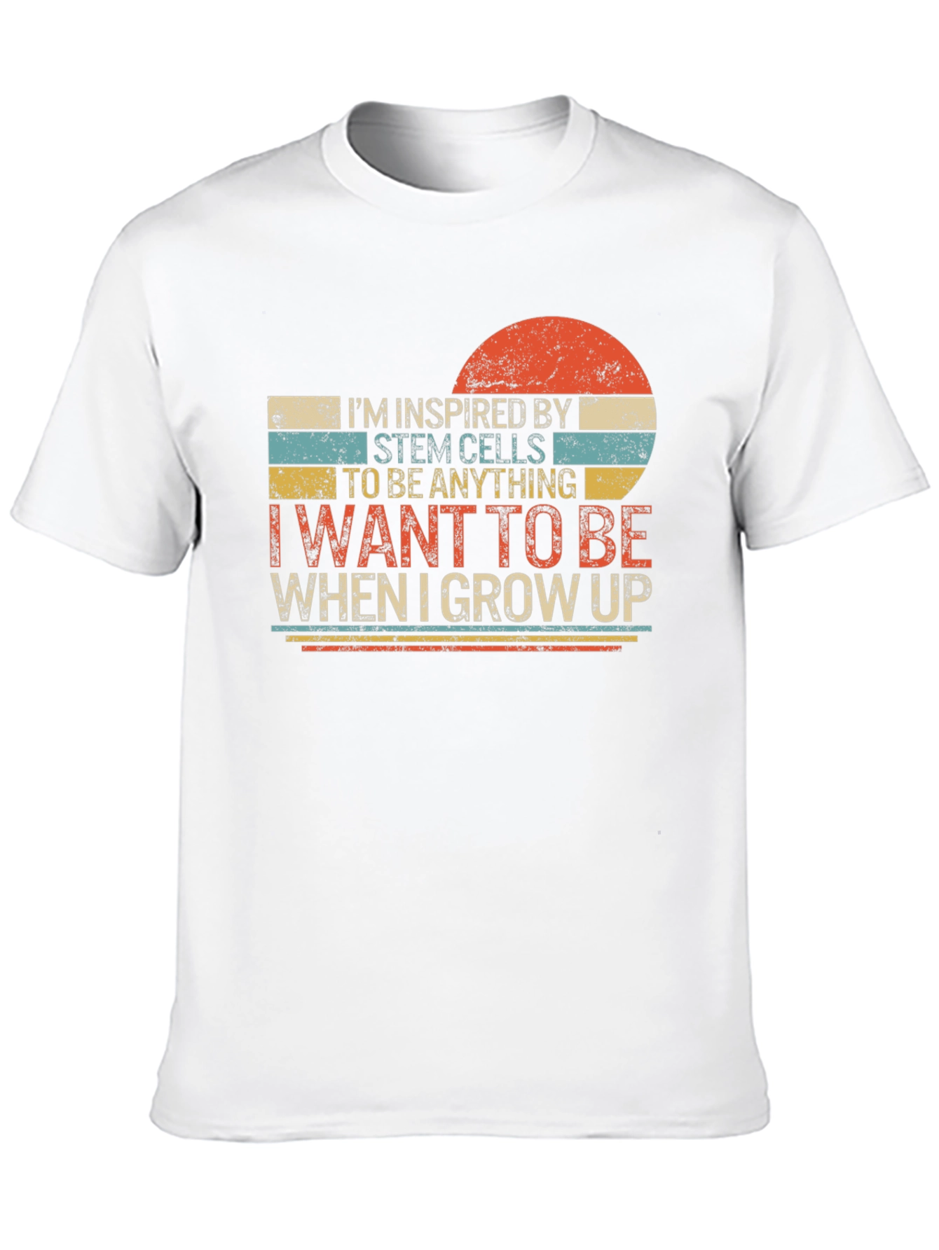 Black Stem Cells Inspired T-Shirt: Retro Science Tee view 10