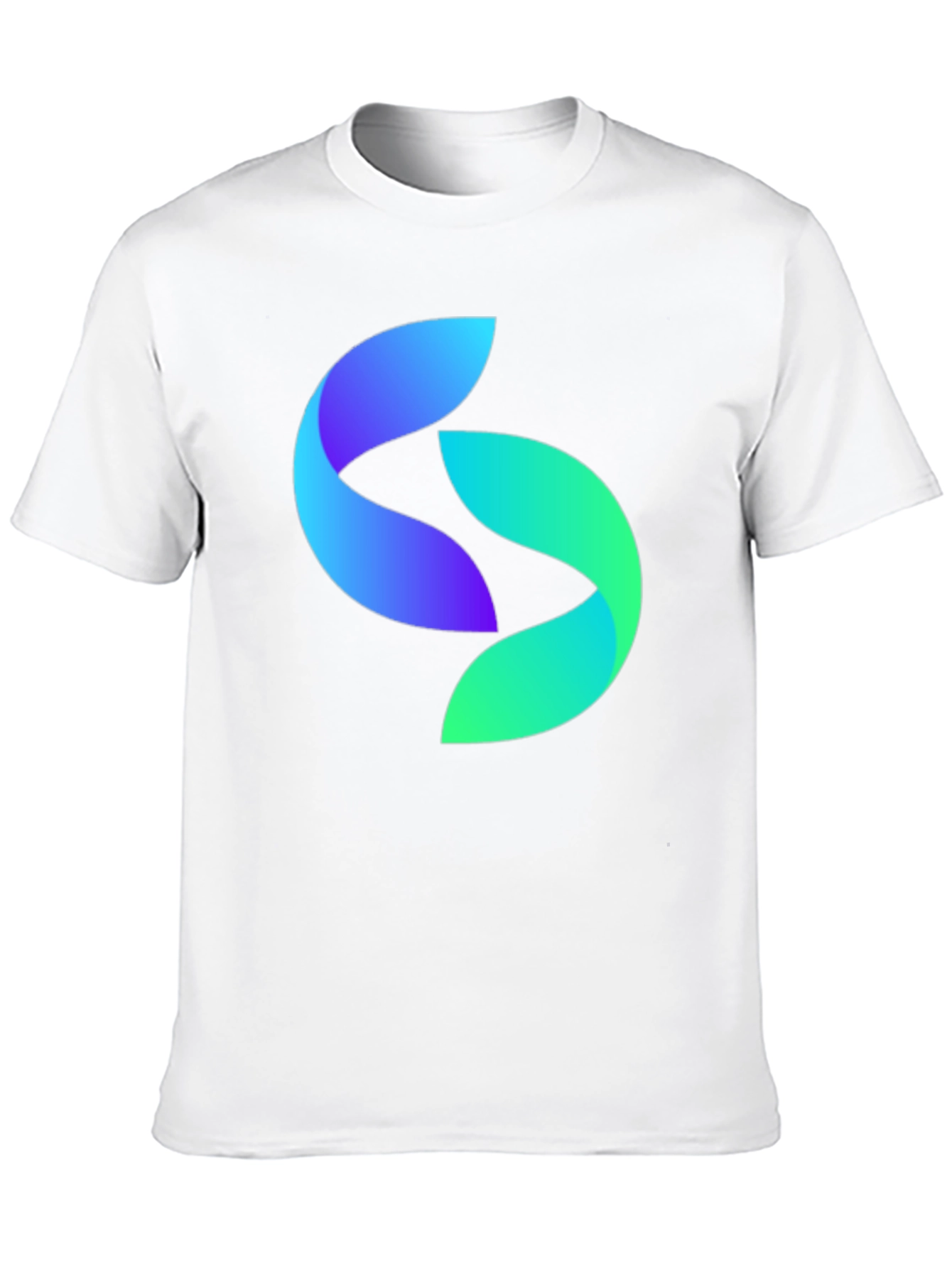 Black Abstract Logo Black T-Shirt view 10