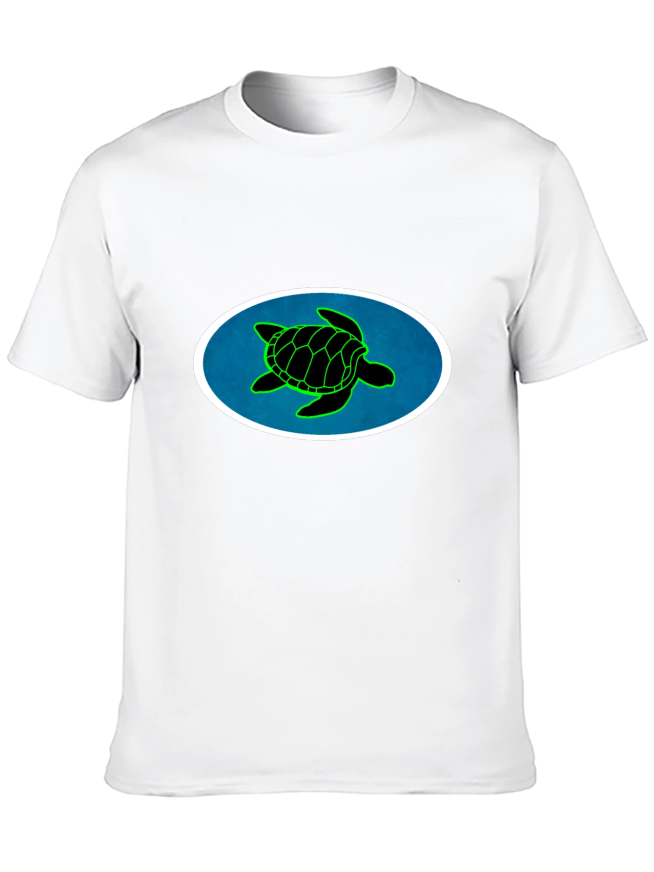 Black Turtle Graphic Tee - Black Cotton Blend view 10