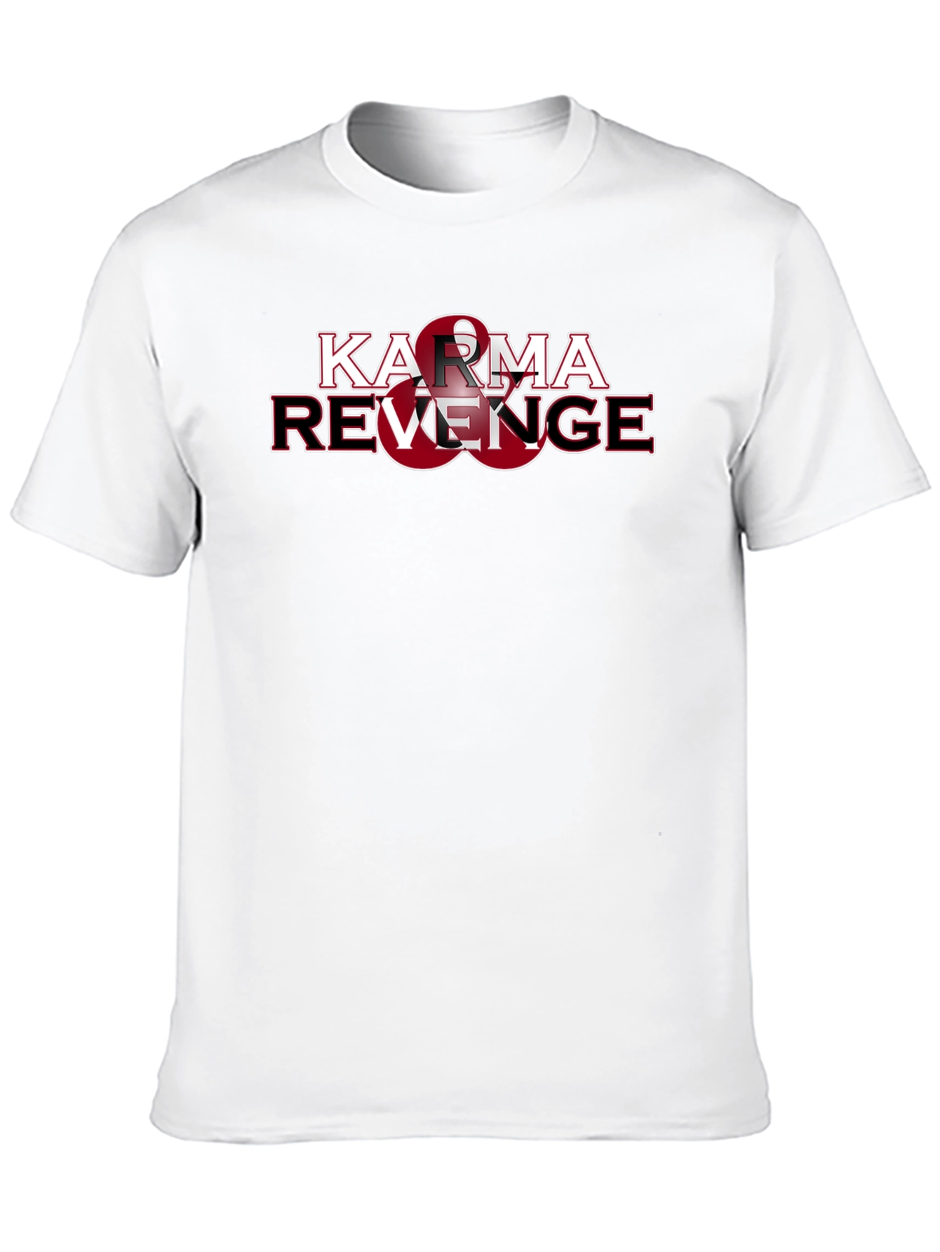 Black Karma & Revenge Graphic Print Black T-Shirt view 10