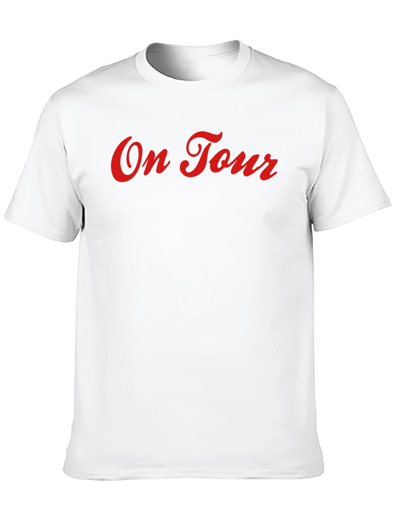 Black On Tour Graphic Tee - Black Crew Neck T-Shirt view 10