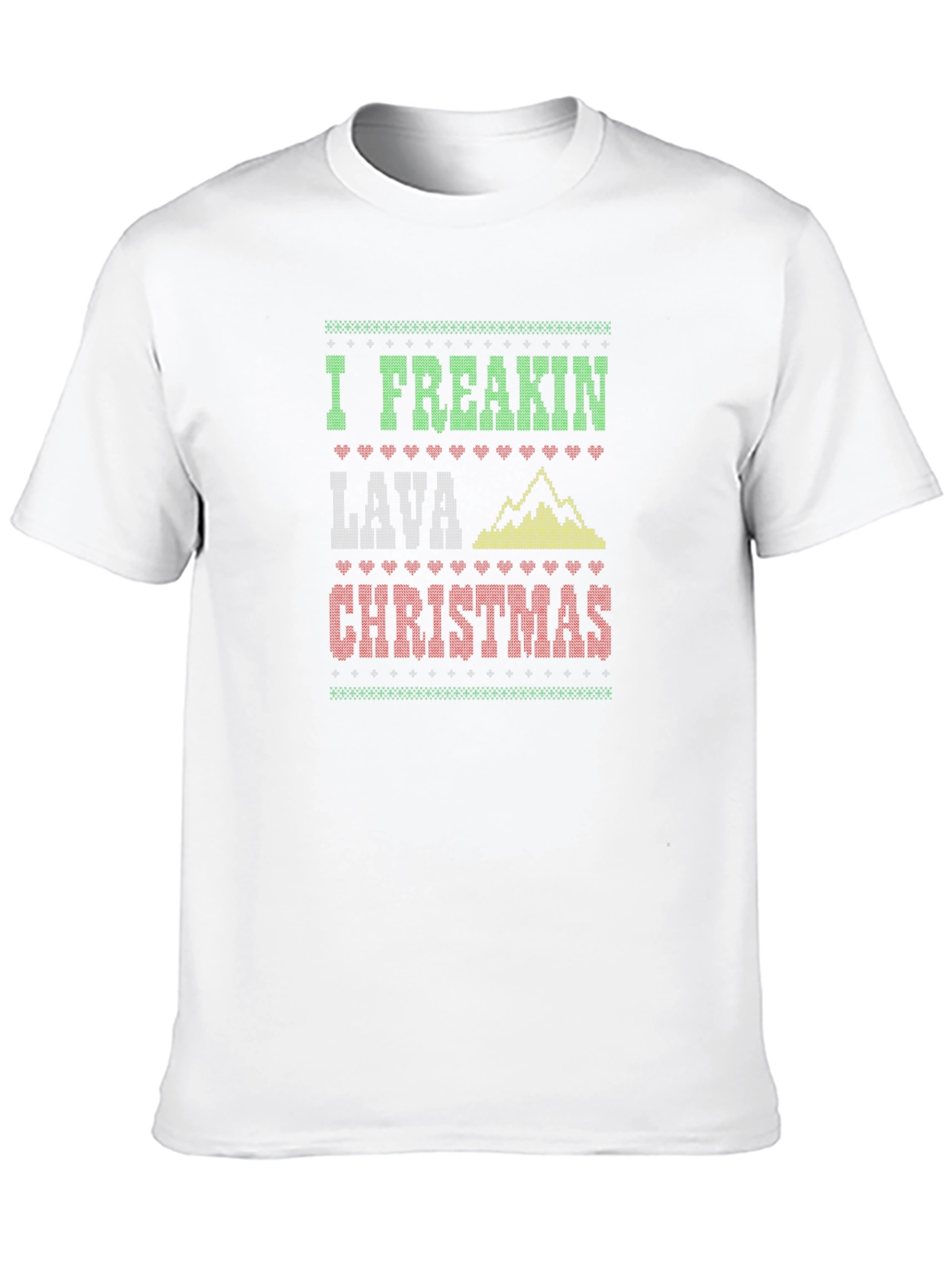 Freakin' Lava Christmas Ugly Sweater Style T-Shirt - 10