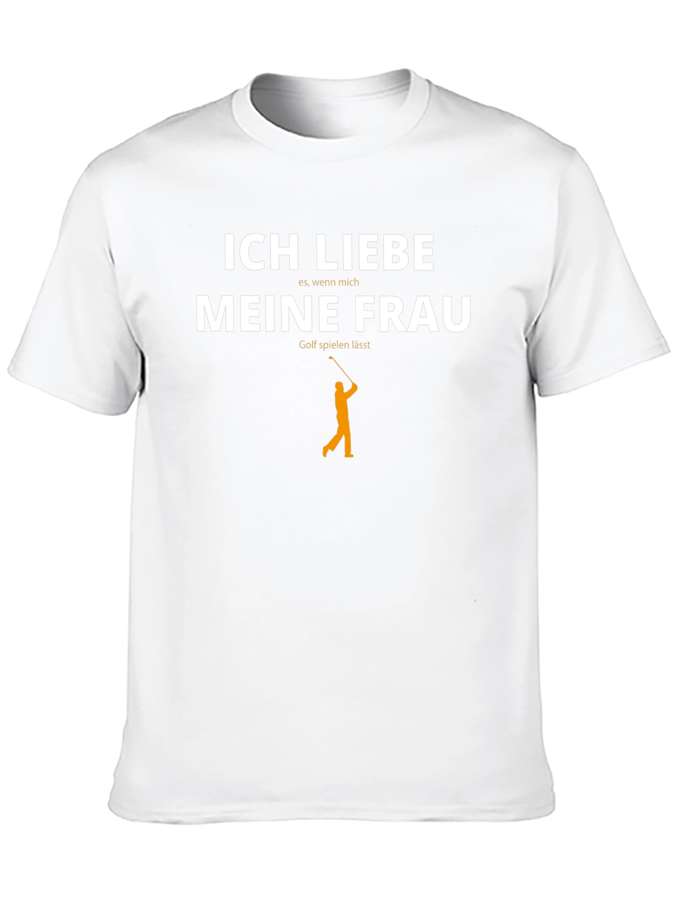 Black Ich Liebe Meine Frau Golf T-Shirt - Funny Golfer Tee view 10