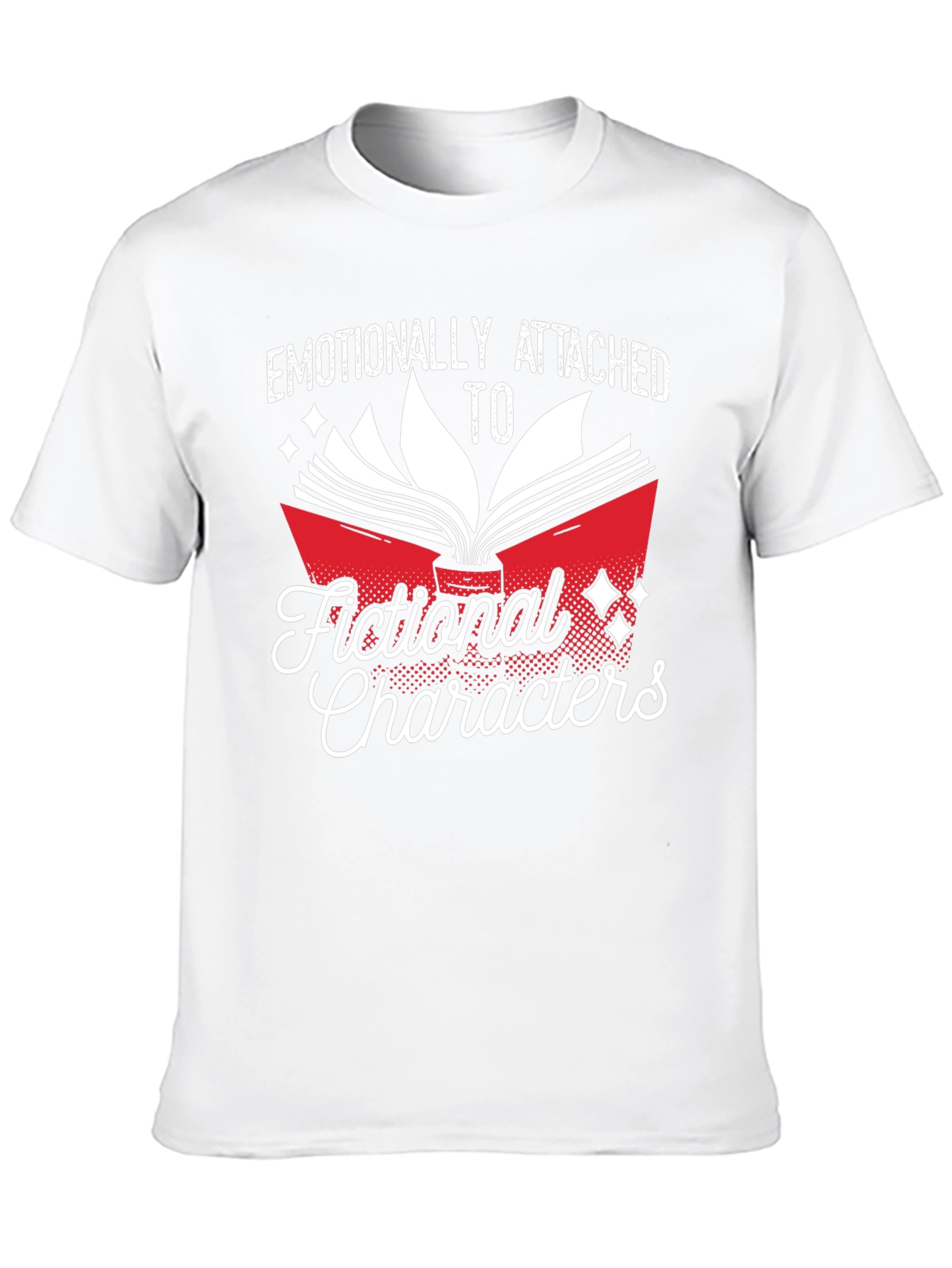 Black Emotionally Attached Fictional Characters T-Shirt view 10