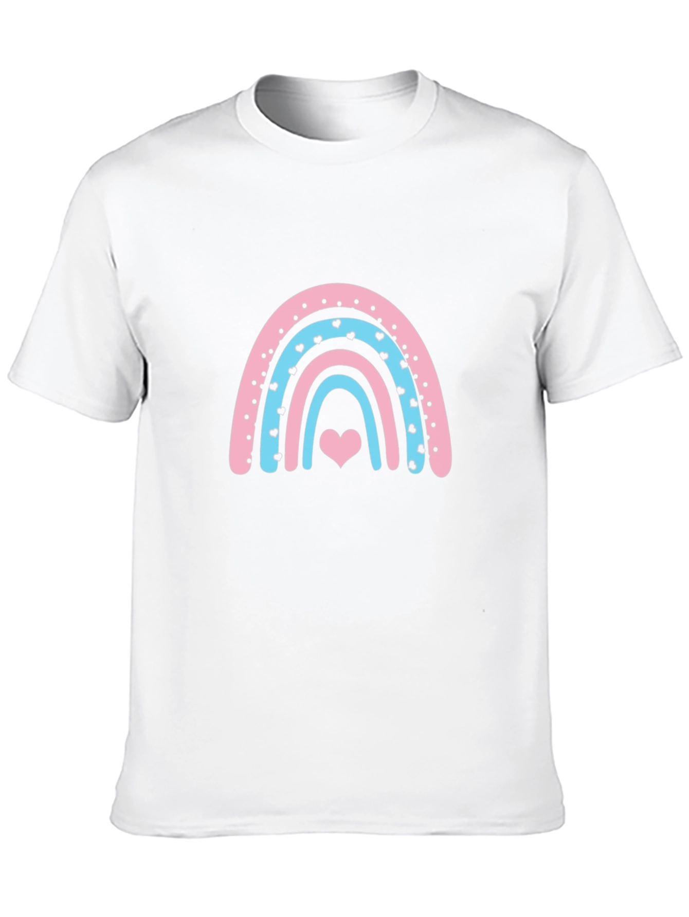 Black Rainbow Heart Graphic Tee - Black view 10