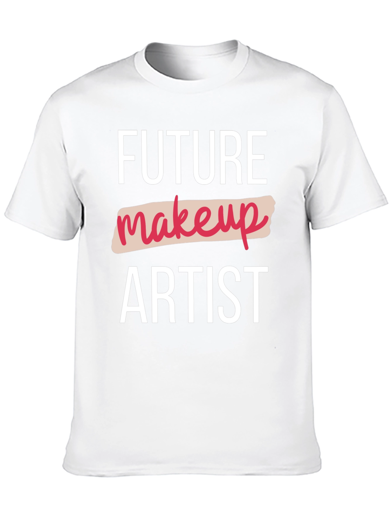 Black Future Makeup Artist Black T-Shirt view 10