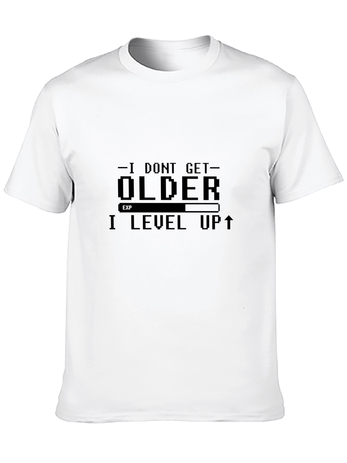Black I Don't Get Older I Level Up Black T-Shirt view 10