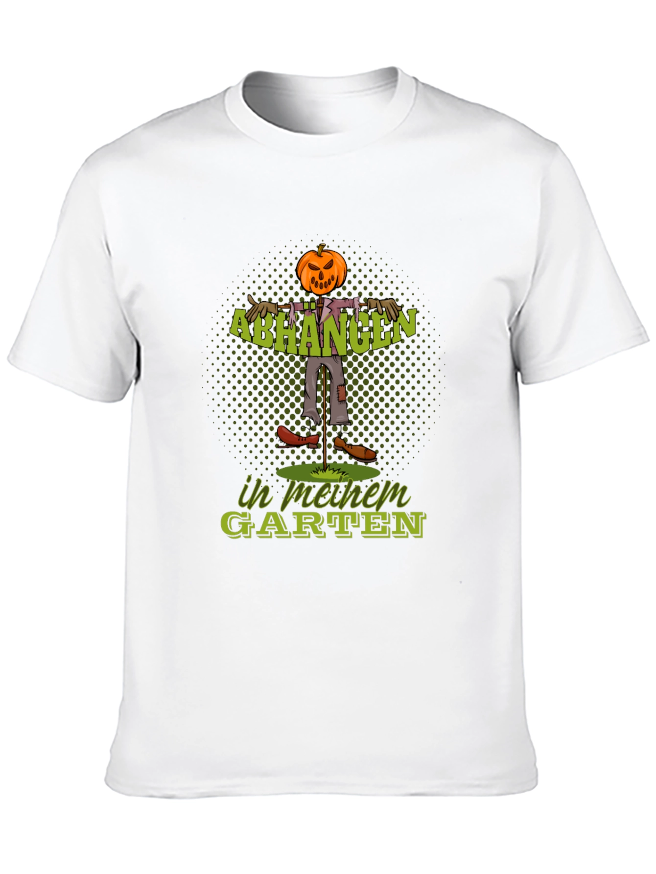 Black Halloween Scarecrow Pumpkin T-Shirt view 10