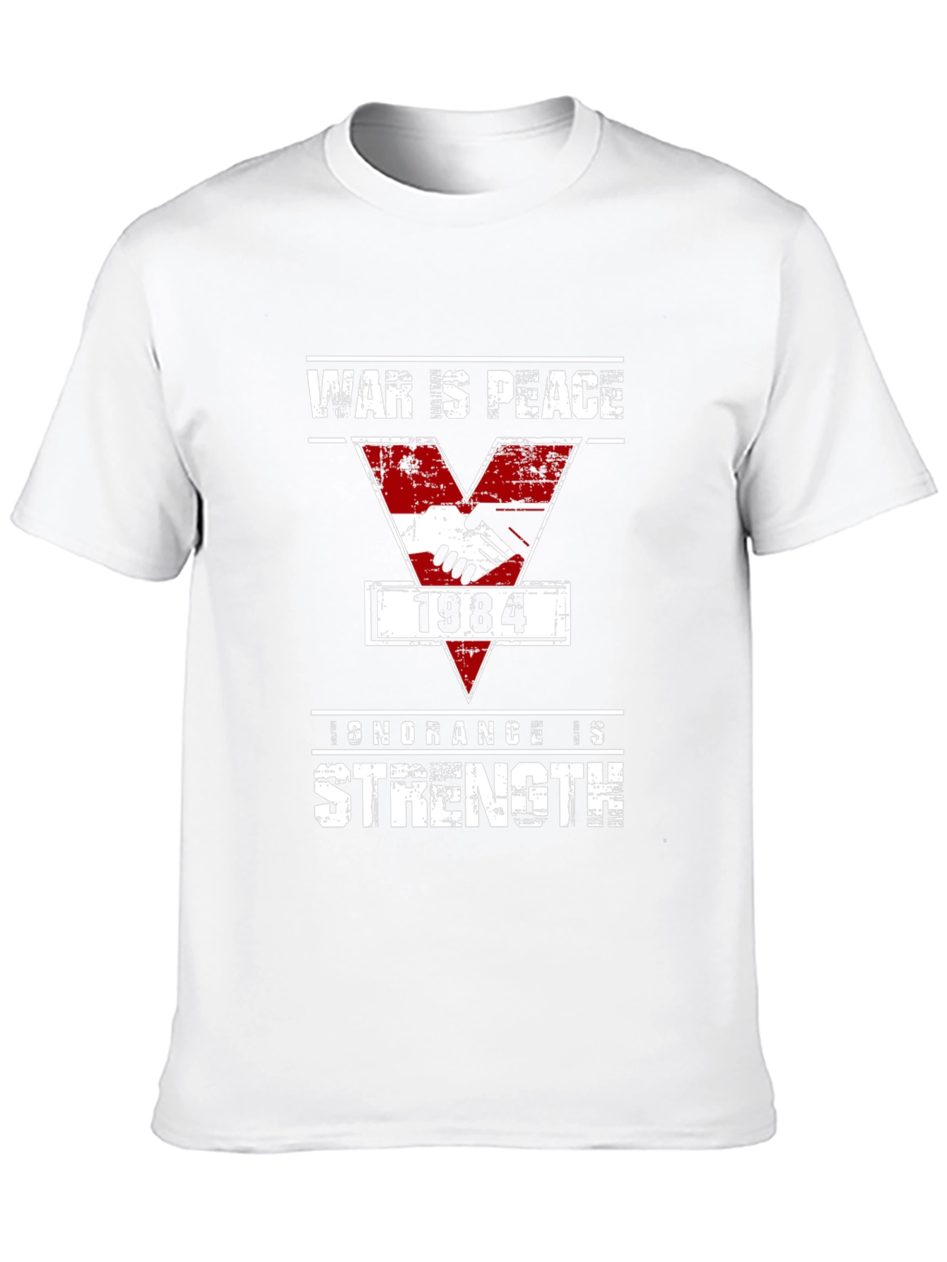 1984 Orwellian Slogan Tee - War is Peace, Strength is Ignorance - 10