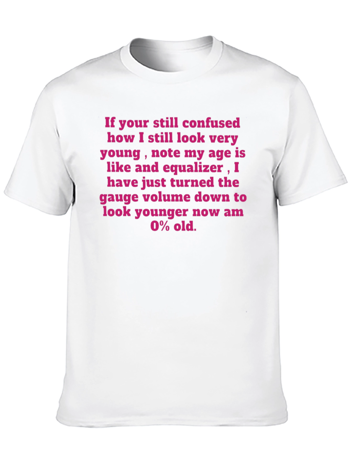 Black Funny 0% Old T-Shirt view 10